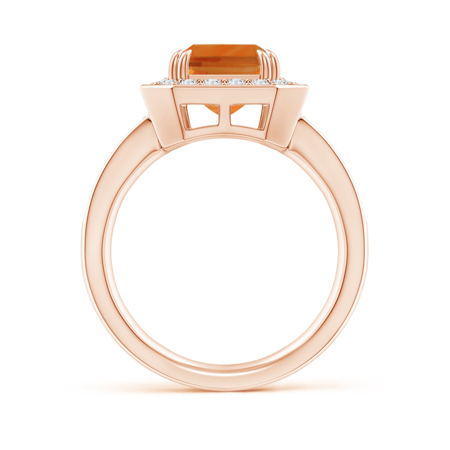 AAA - Citrine / 3.55 CT / 14 KT Rose Gold