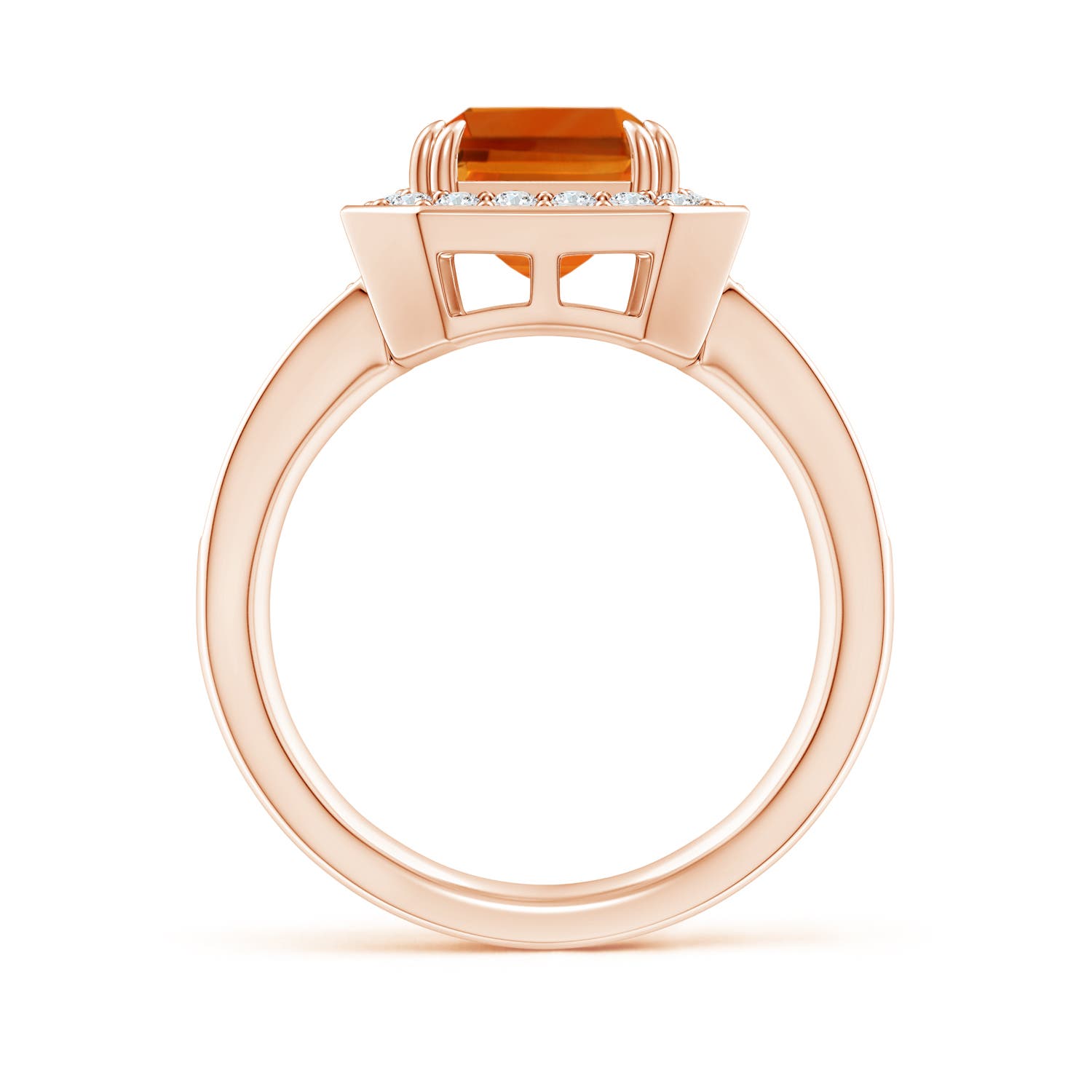 AAAA - Citrine / 3.55 CT / 14 KT Rose Gold