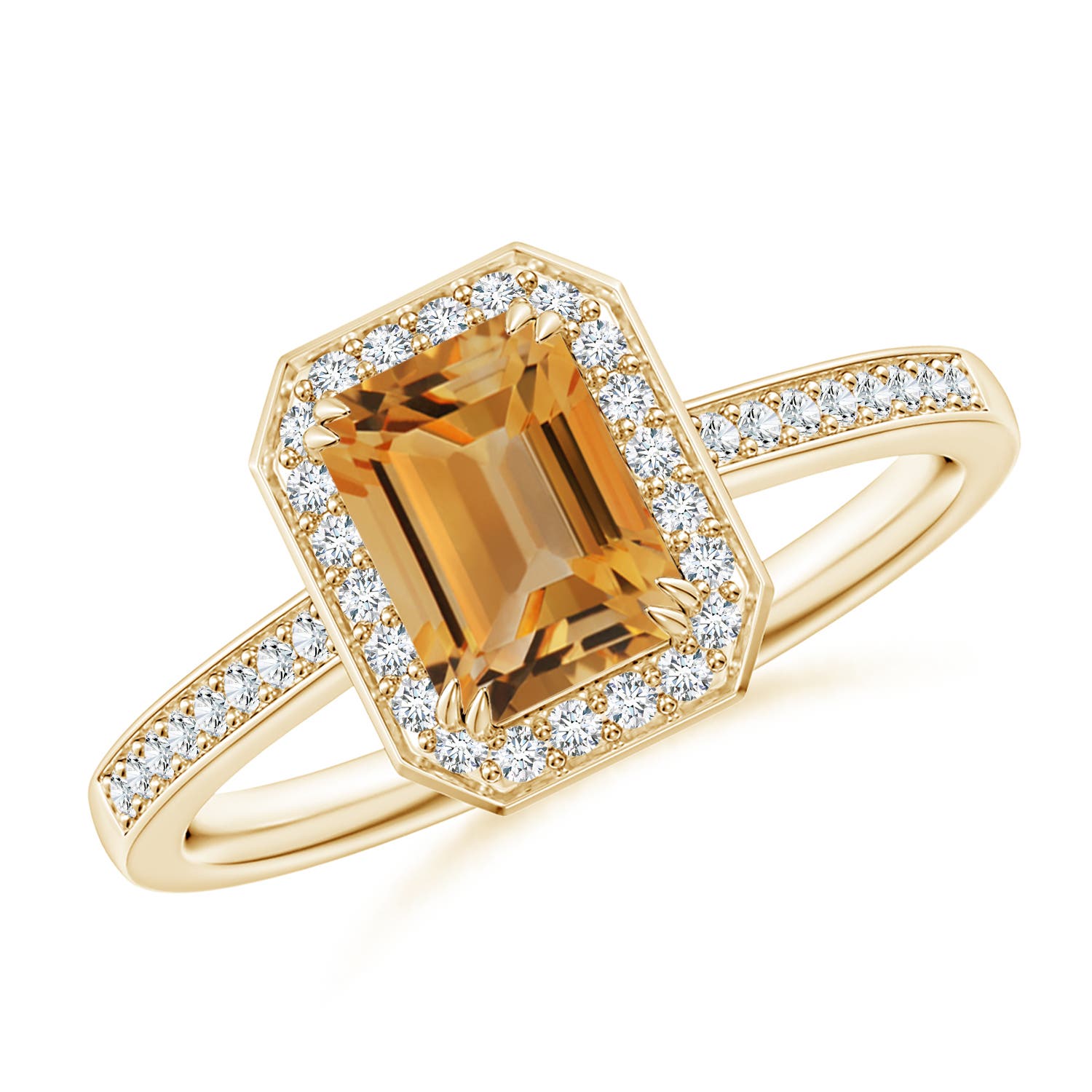 A - Citrine / 1.24 CT / 14 KT Yellow Gold