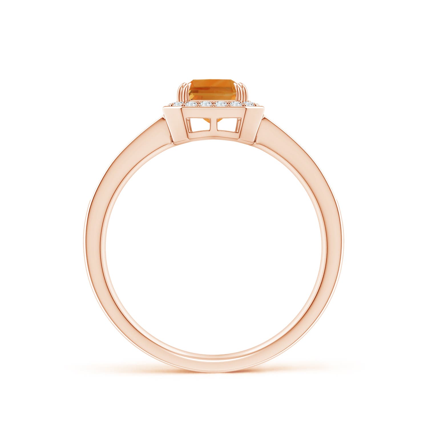 AA - Citrine / 1.24 CT / 14 KT Rose Gold