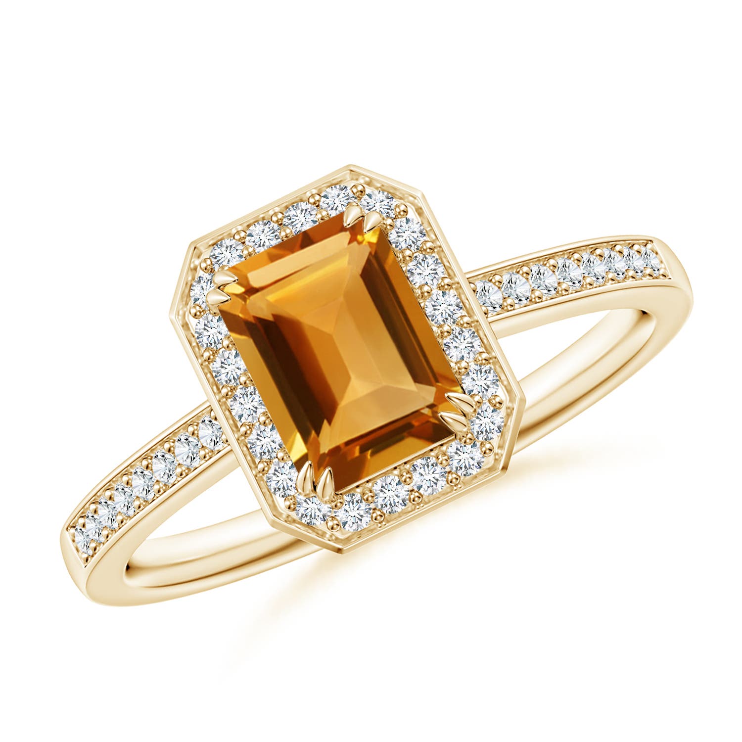 AA - Citrine / 1.24 CT / 14 KT Yellow Gold