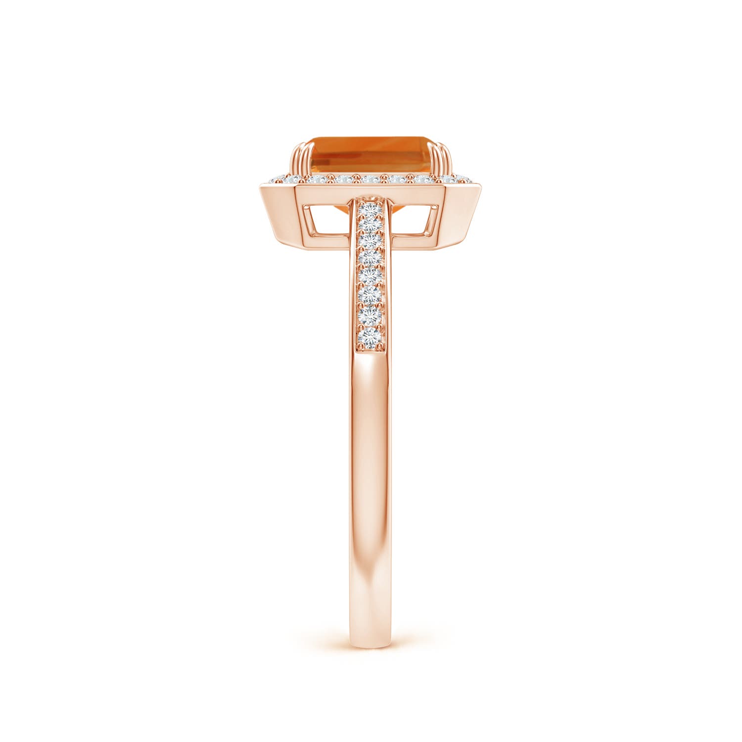 AAA - Citrine / 1.24 CT / 14 KT Rose Gold