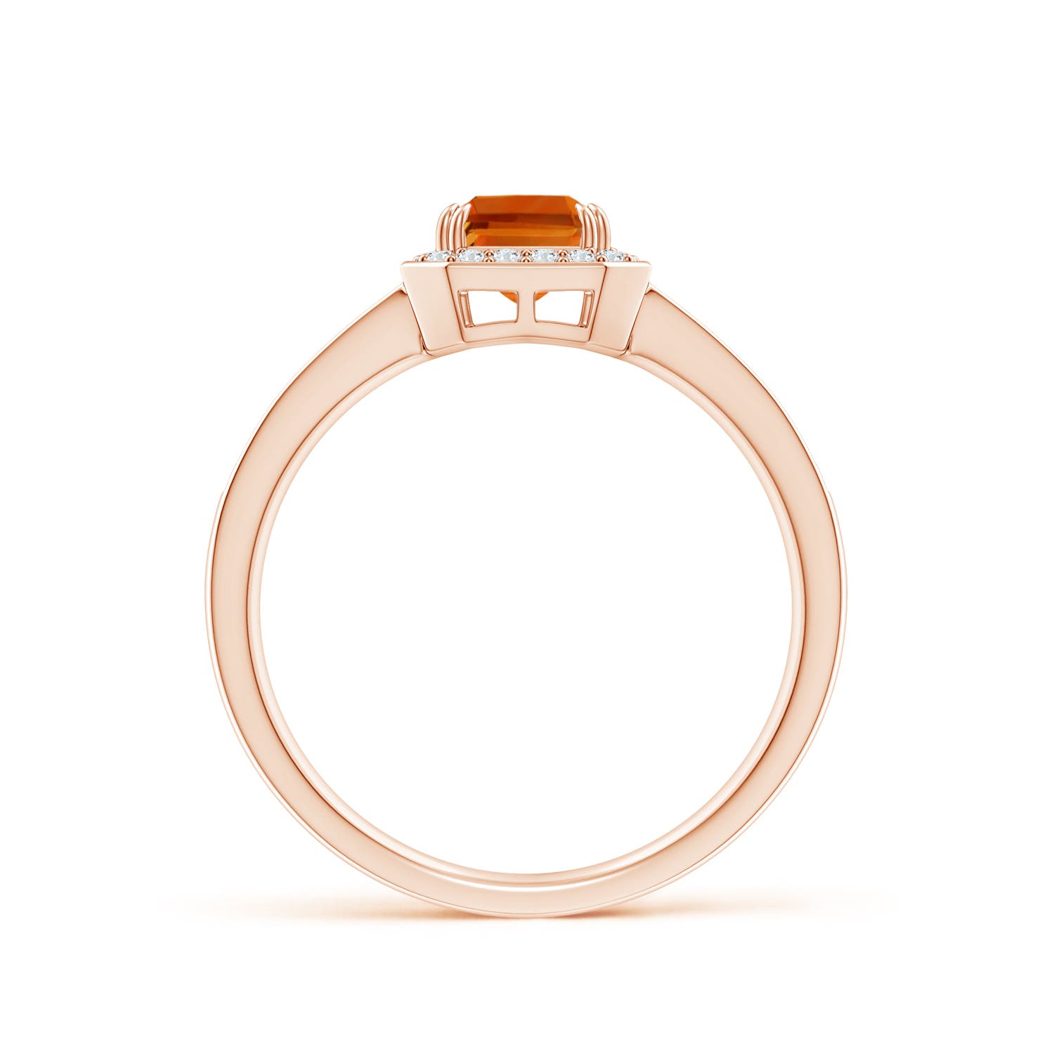 AAAA - Citrine / 1.24 CT / 14 KT Rose Gold