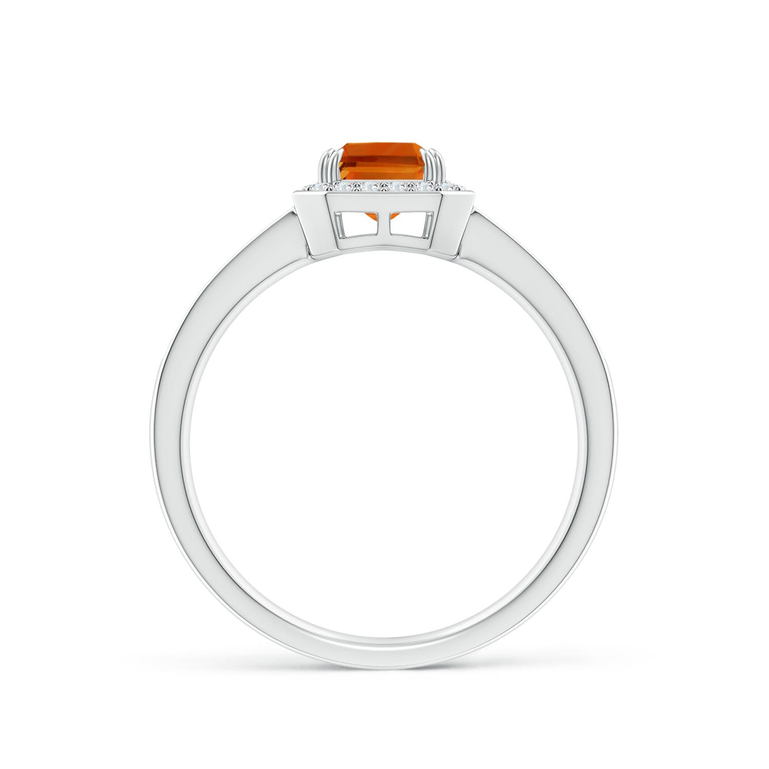 AAAA - Citrine / 1.24 CT / 14 KT White Gold