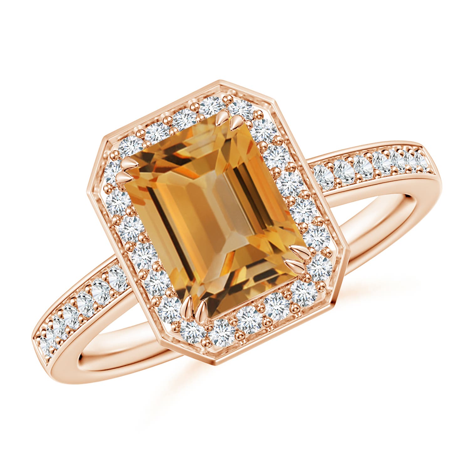 A - Citrine / 1.79 CT / 14 KT Rose Gold