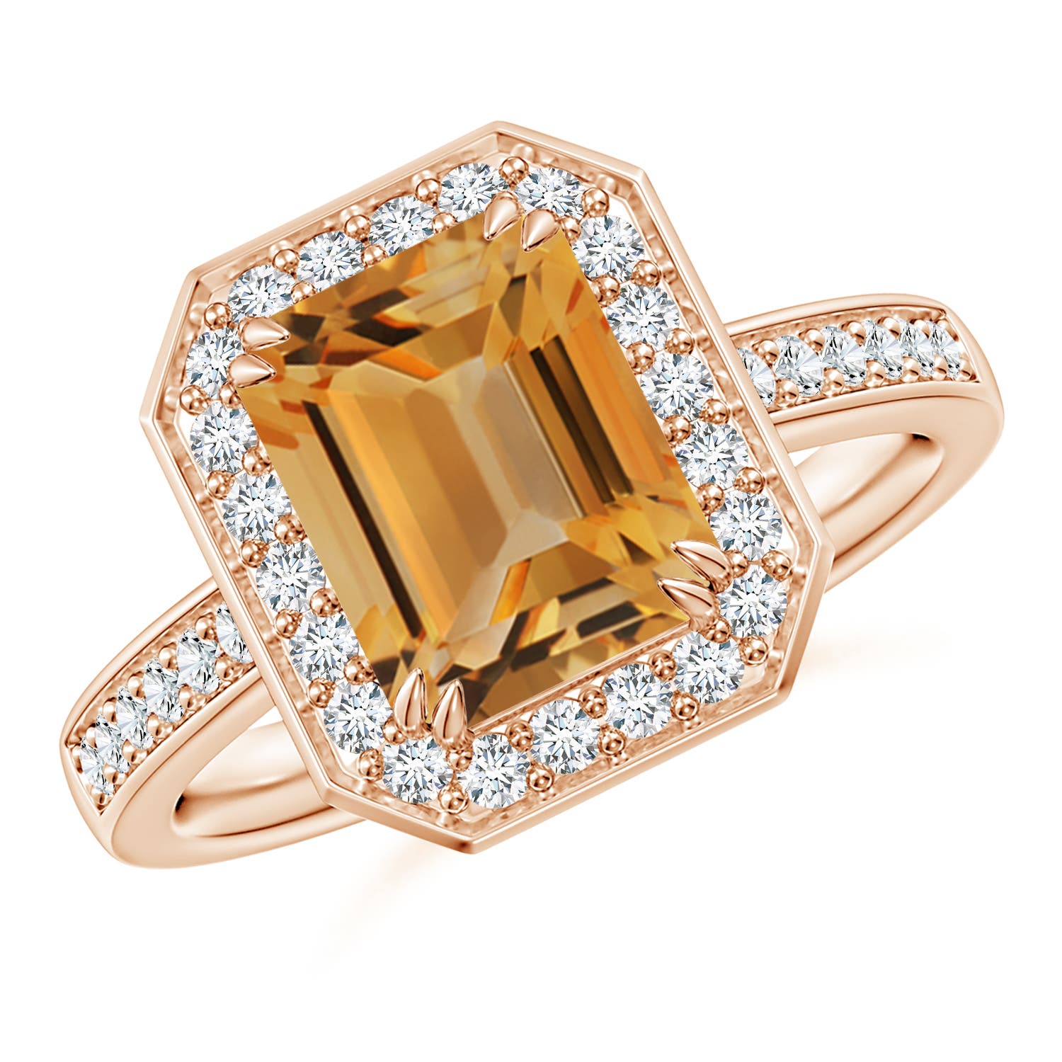 A - Citrine / 2.47 CT / 14 KT Rose Gold