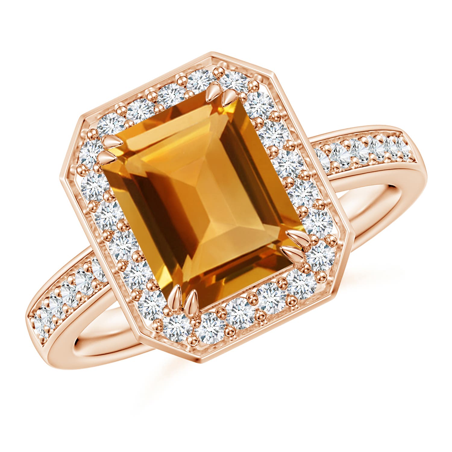 AA - Citrine / 2.47 CT / 14 KT Rose Gold