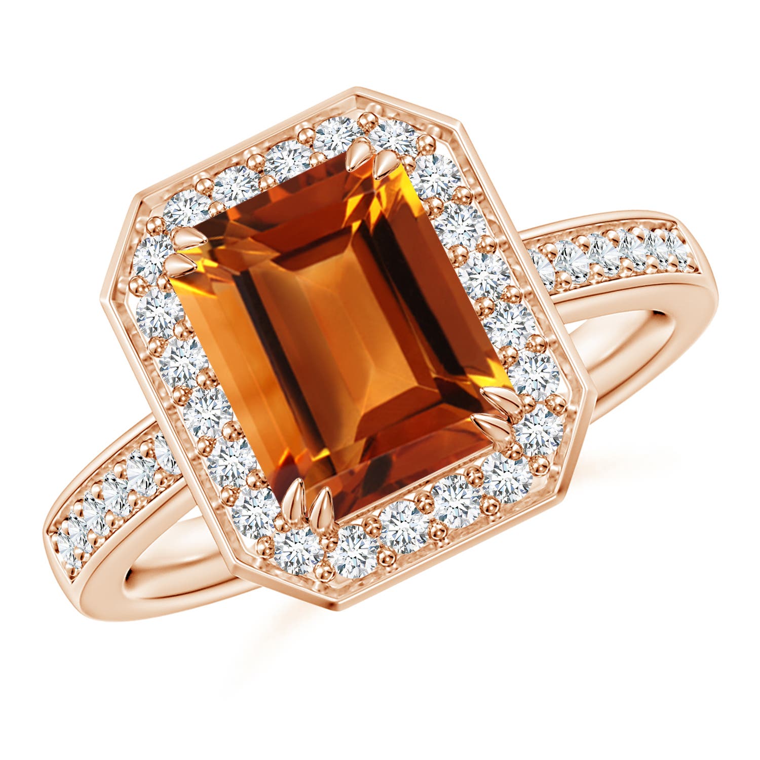 AAAA - Citrine / 2.47 CT / 14 KT Rose Gold