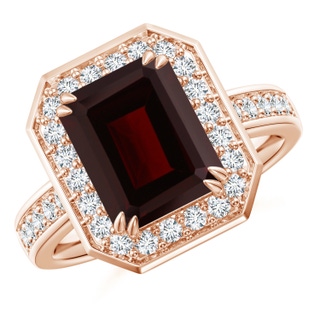 Emerald Cut A Garnet
