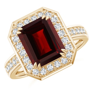 Emerald Cut AA Garnet