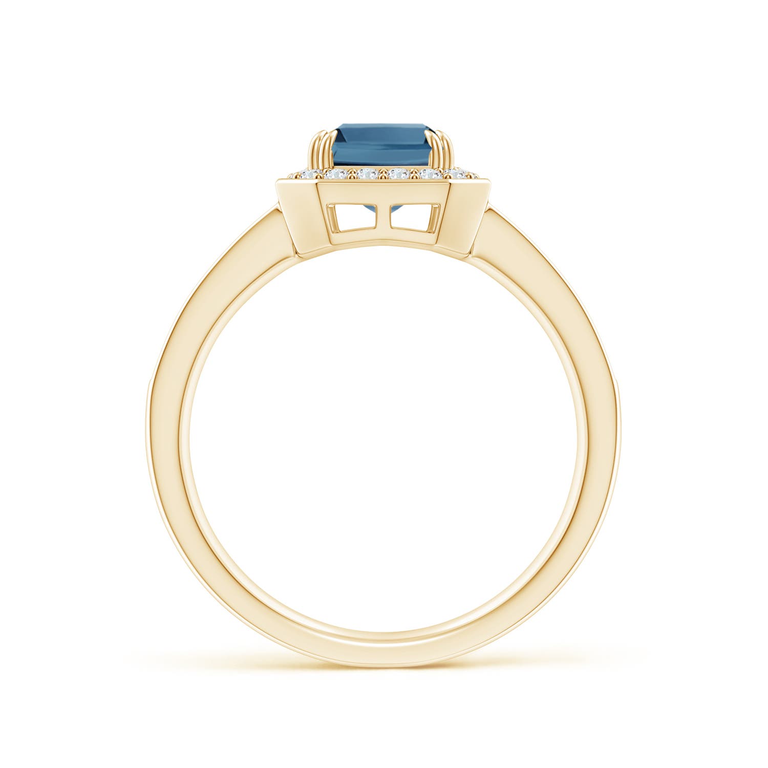 A - London Blue Topaz / 2.24 CT / 14 KT Yellow Gold