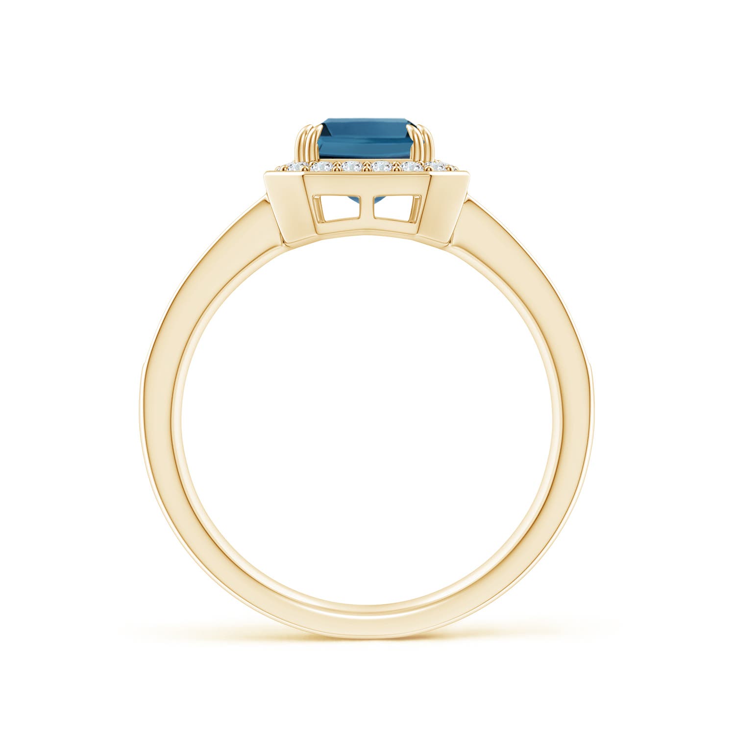 AA - London Blue Topaz / 2.24 CT / 14 KT Yellow Gold