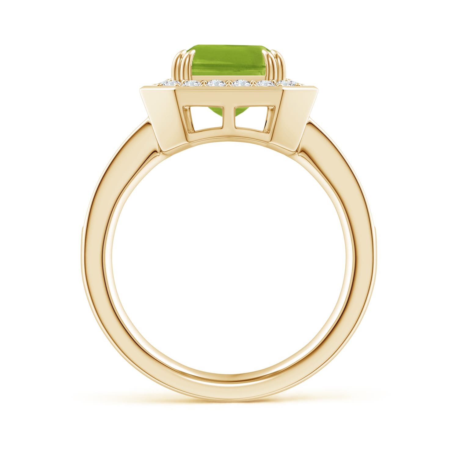 AAA - Peridot / 3.75 CT / 14 KT Yellow Gold