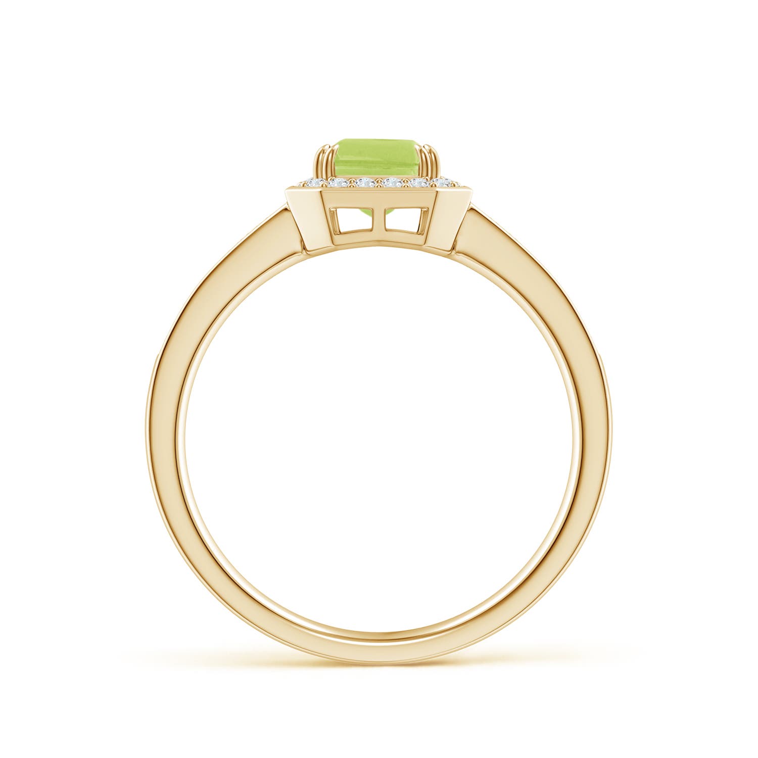 A - Peridot / 1.19 CT / 14 KT Yellow Gold