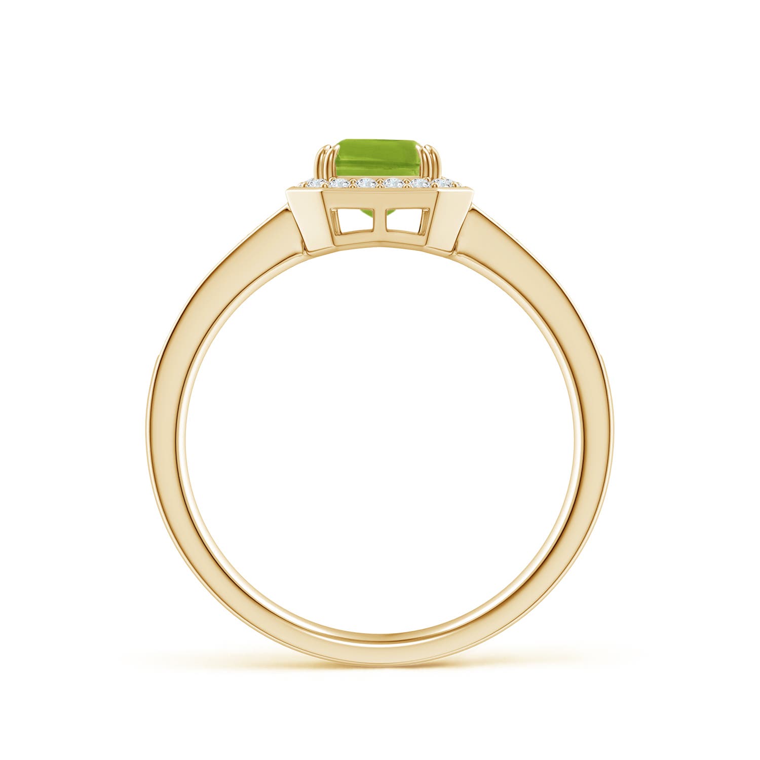 AAA - Peridot / 1.19 CT / 14 KT Yellow Gold