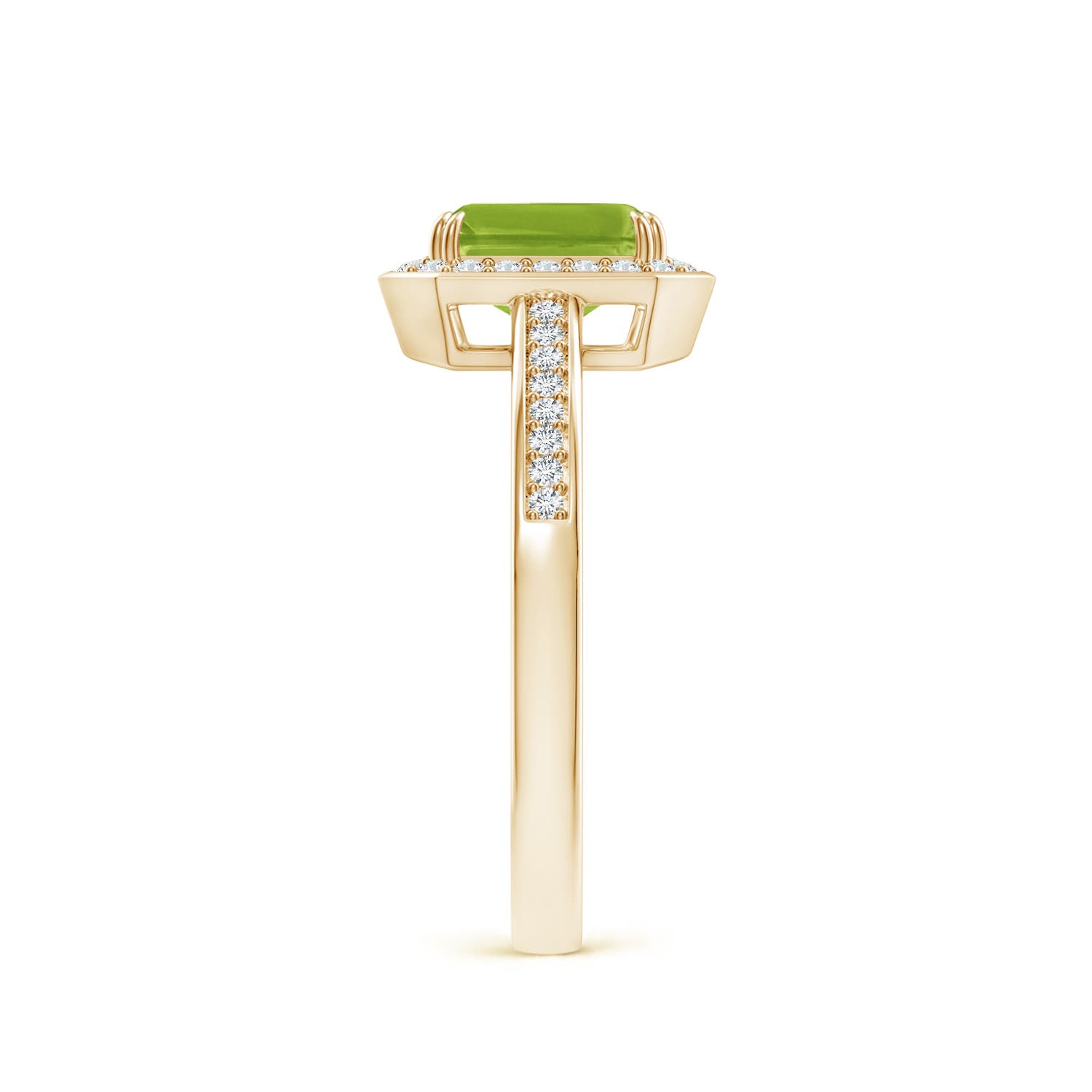 AAA - Peridot / 1.19 CT / 14 KT Yellow Gold