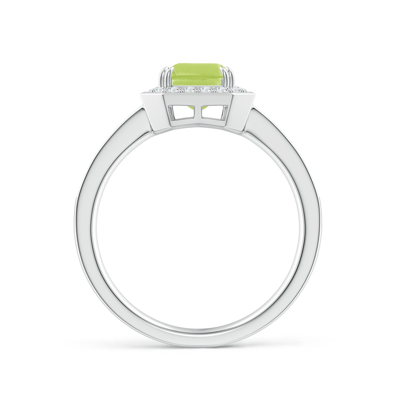 A - Peridot / 1.89 CT / 14 KT White Gold