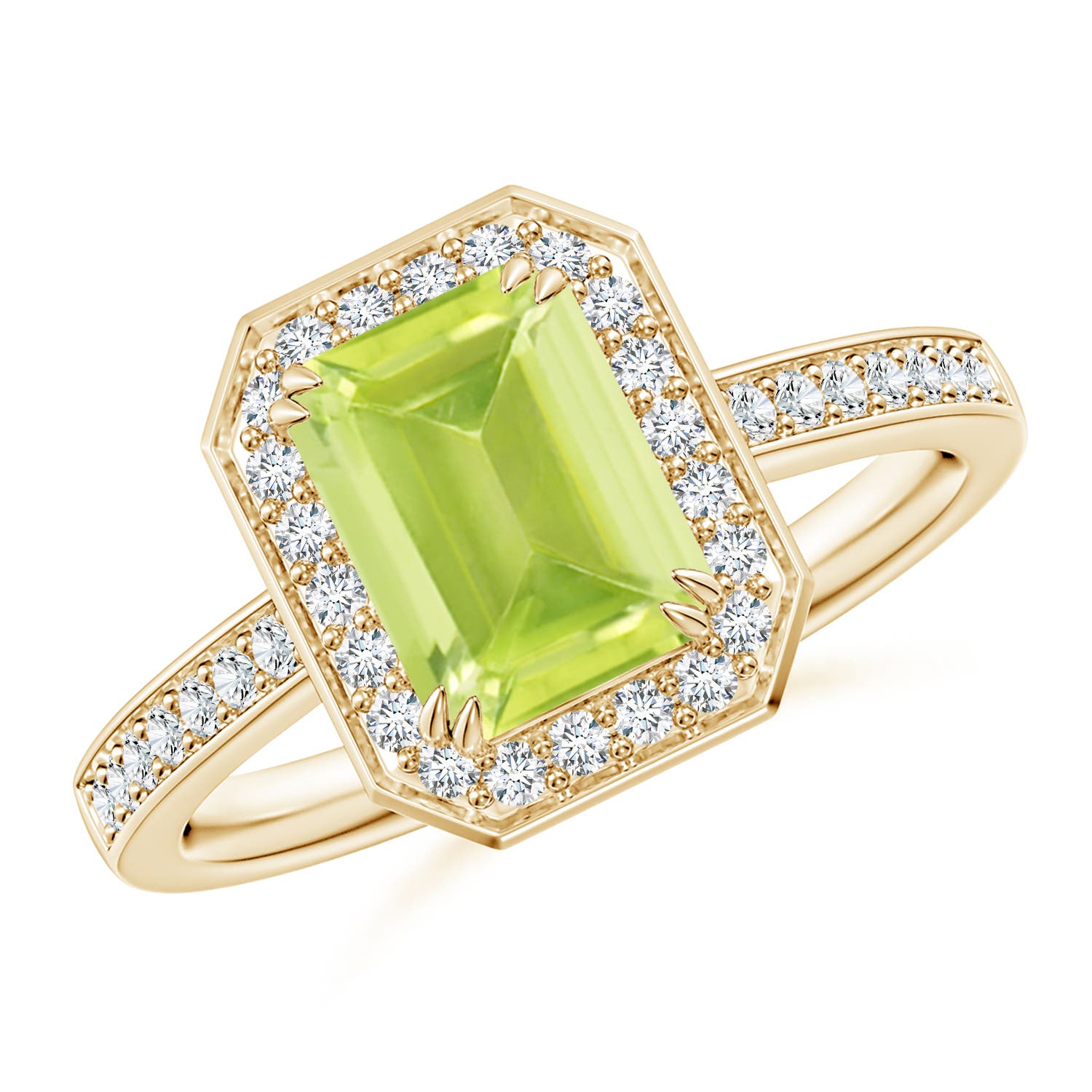 A - Peridot / 1.89 CT / 14 KT Yellow Gold