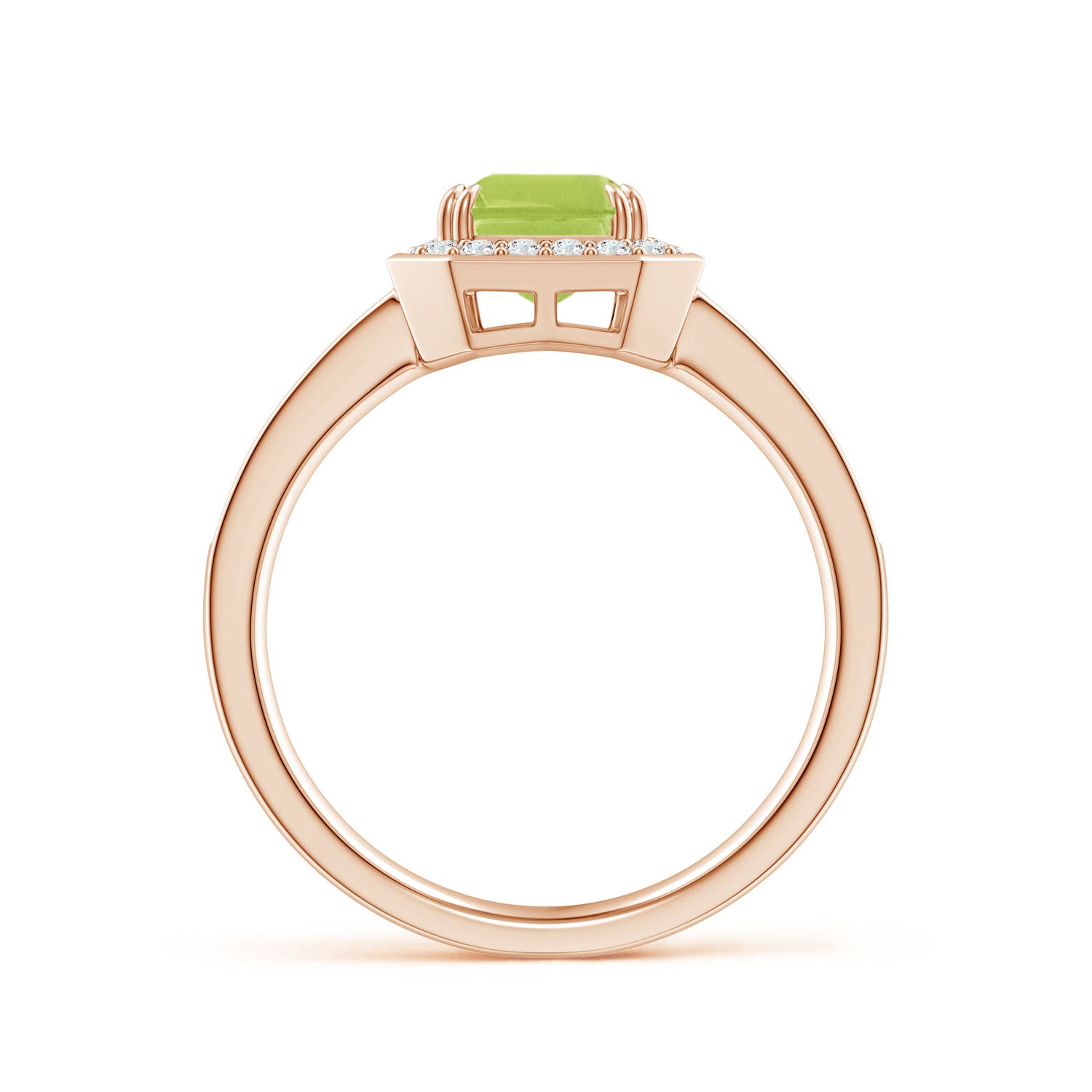 AA - Peridot / 1.89 CT / 14 KT Rose Gold