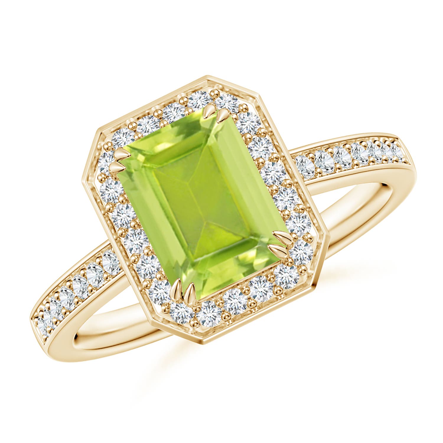 AA - Peridot / 1.89 CT / 14 KT Yellow Gold