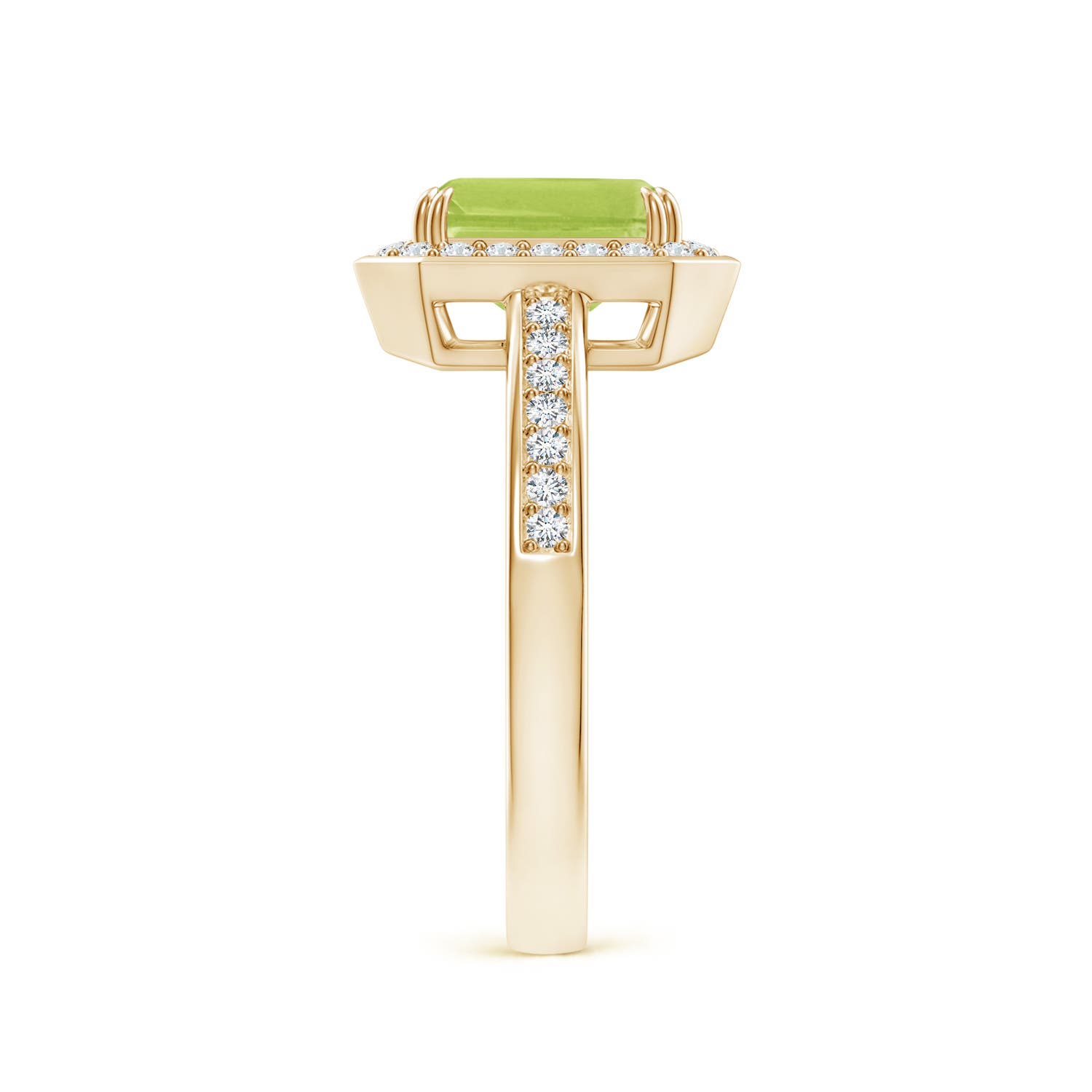 AA - Peridot / 1.89 CT / 14 KT Yellow Gold