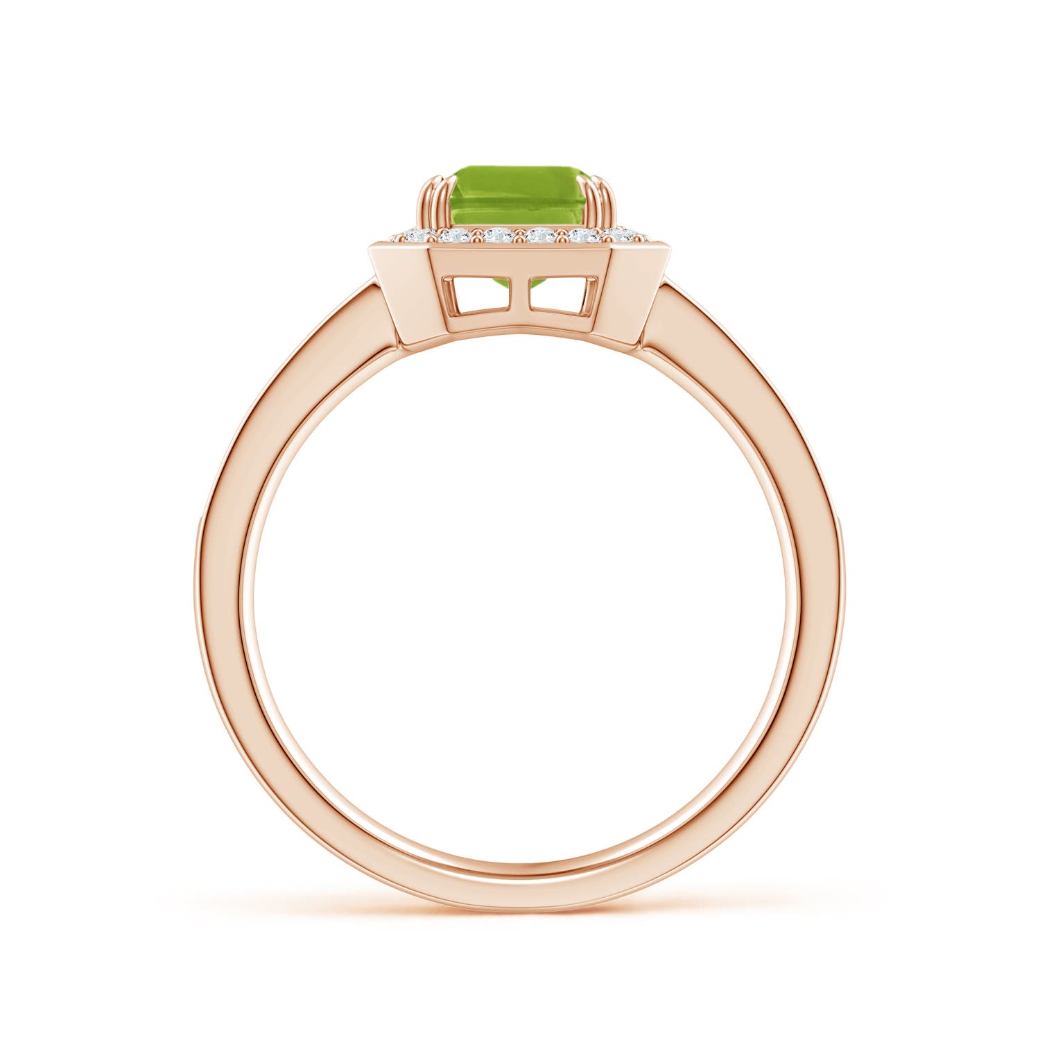 AAA - Peridot / 1.89 CT / 14 KT Rose Gold