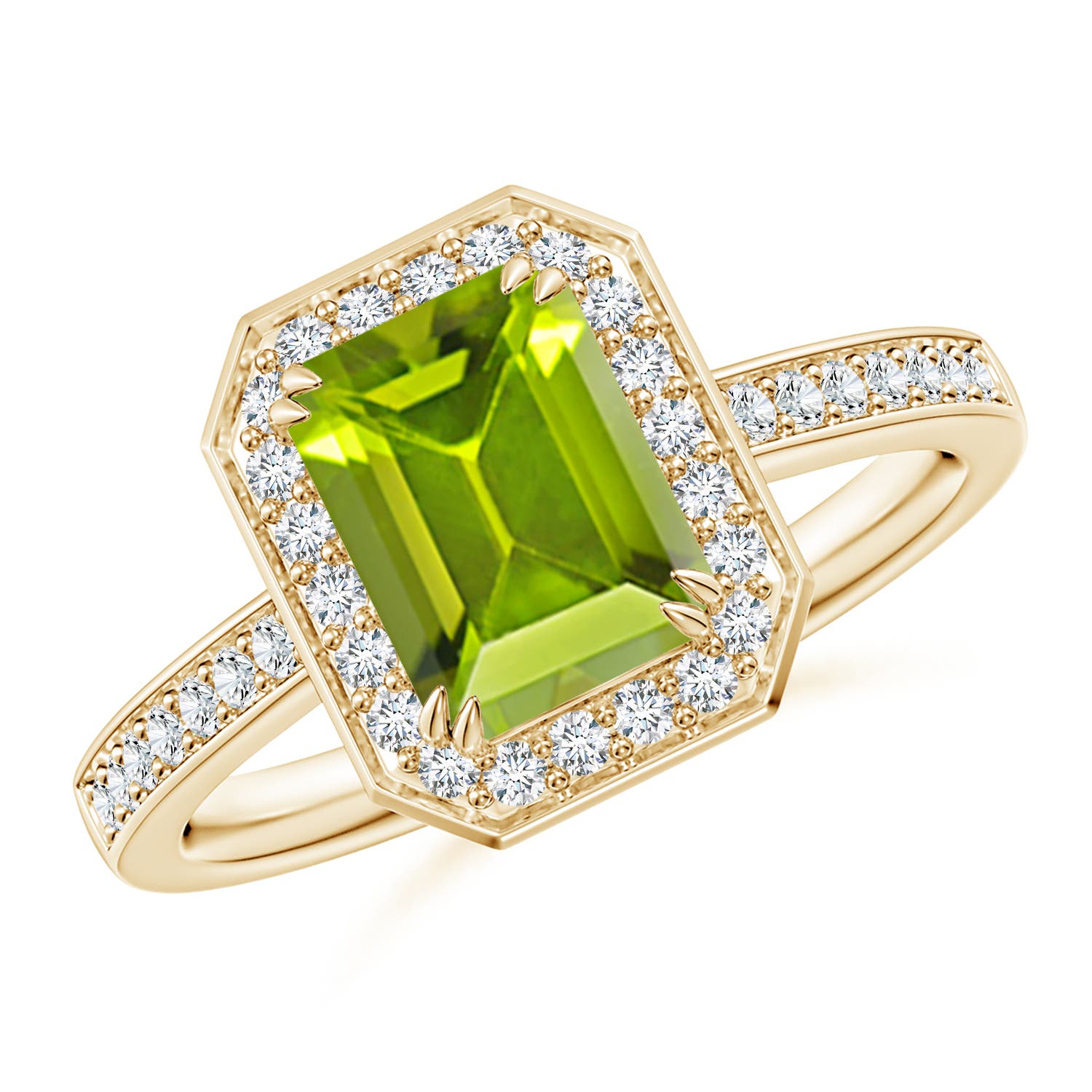 AAA - Peridot / 1.89 CT / 14 KT Yellow Gold