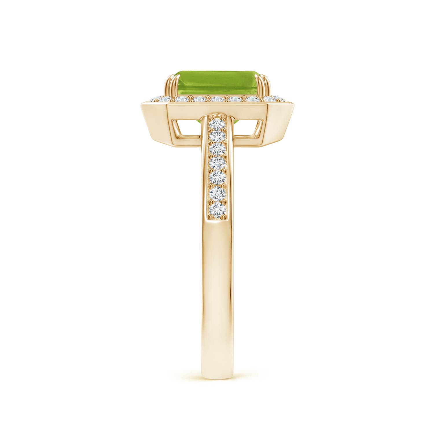 AAA - Peridot / 1.89 CT / 14 KT Yellow Gold