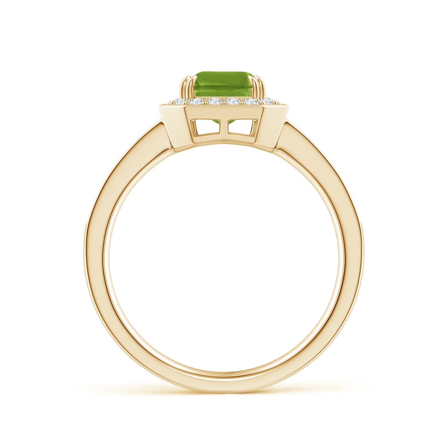 AAAA - Peridot / 1.89 CT / 14 KT Yellow Gold