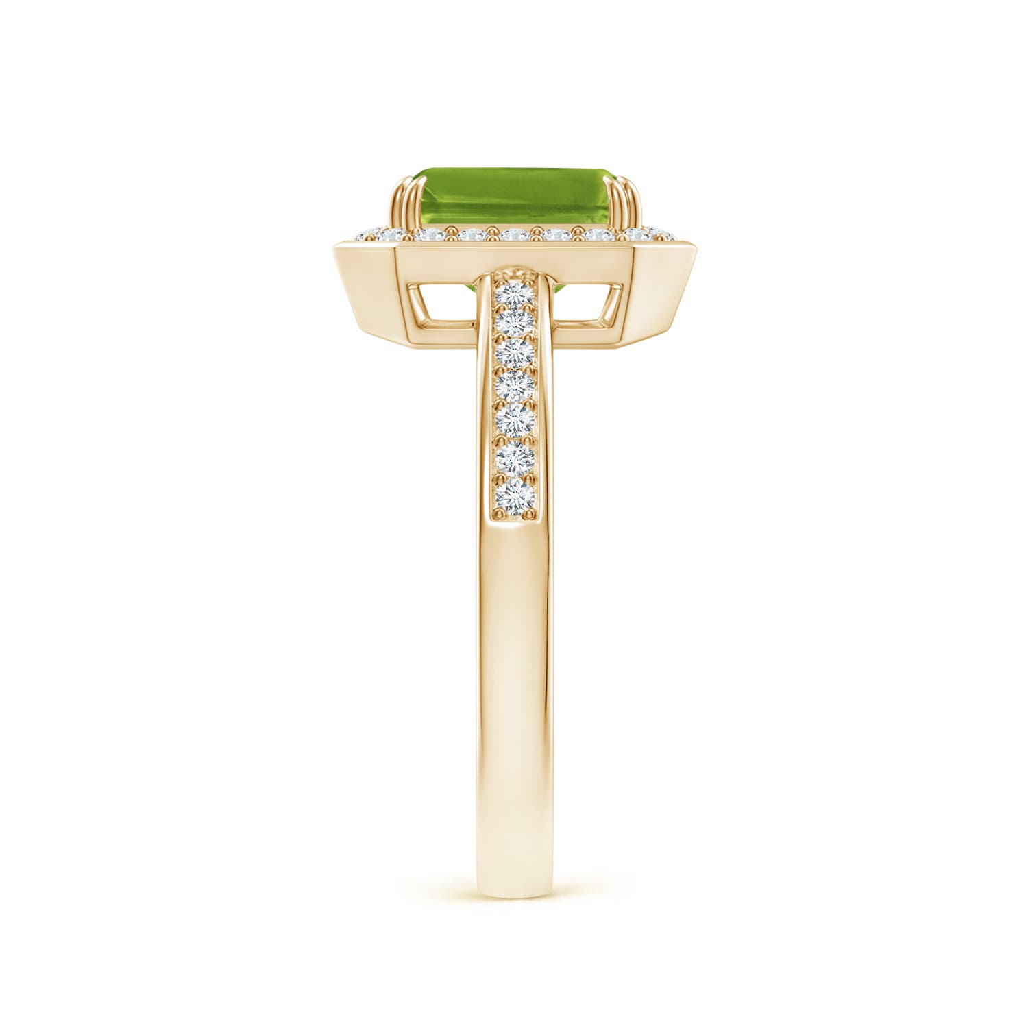 AAAA - Peridot / 1.89 CT / 14 KT Yellow Gold