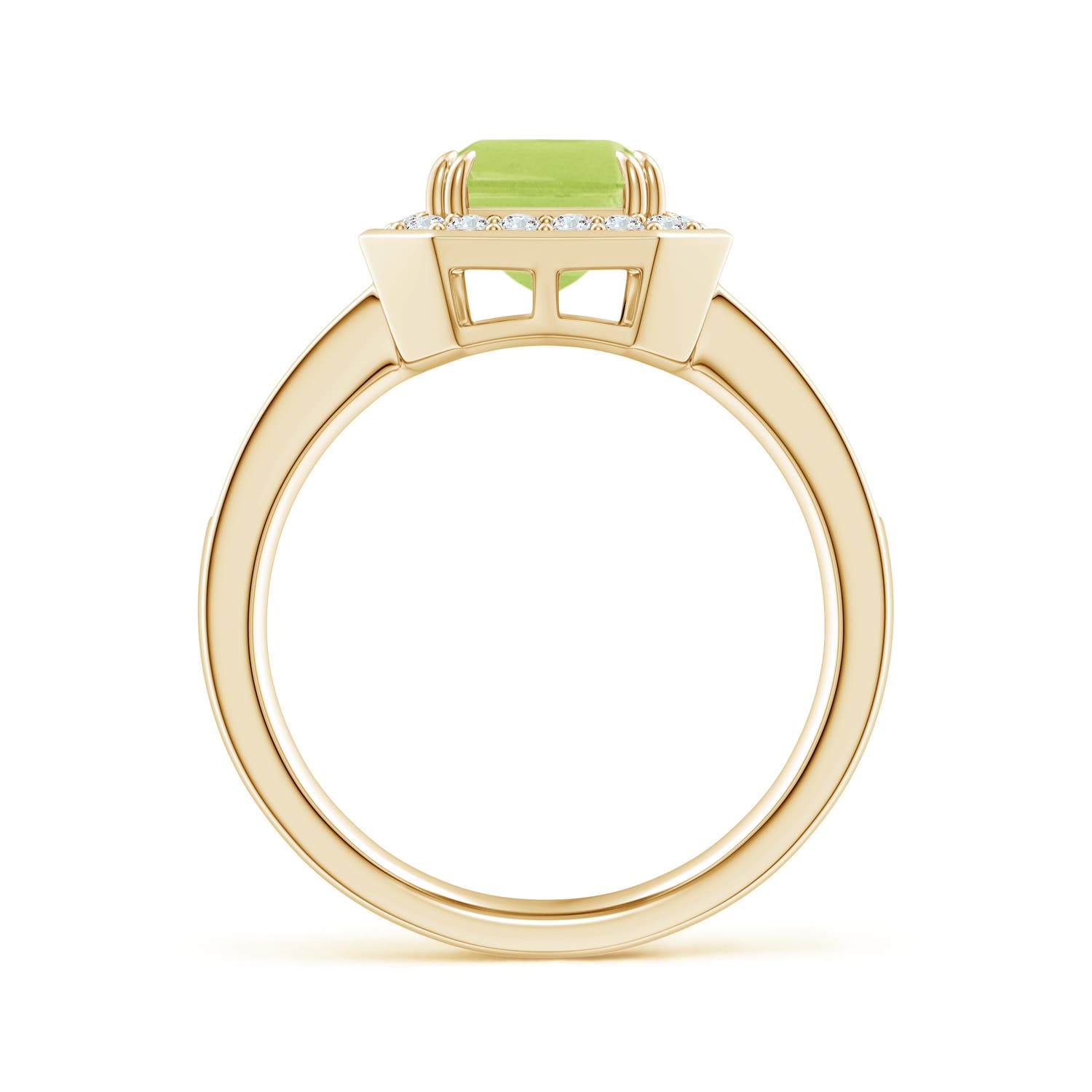 A - Peridot / 2.72 CT / 14 KT Yellow Gold