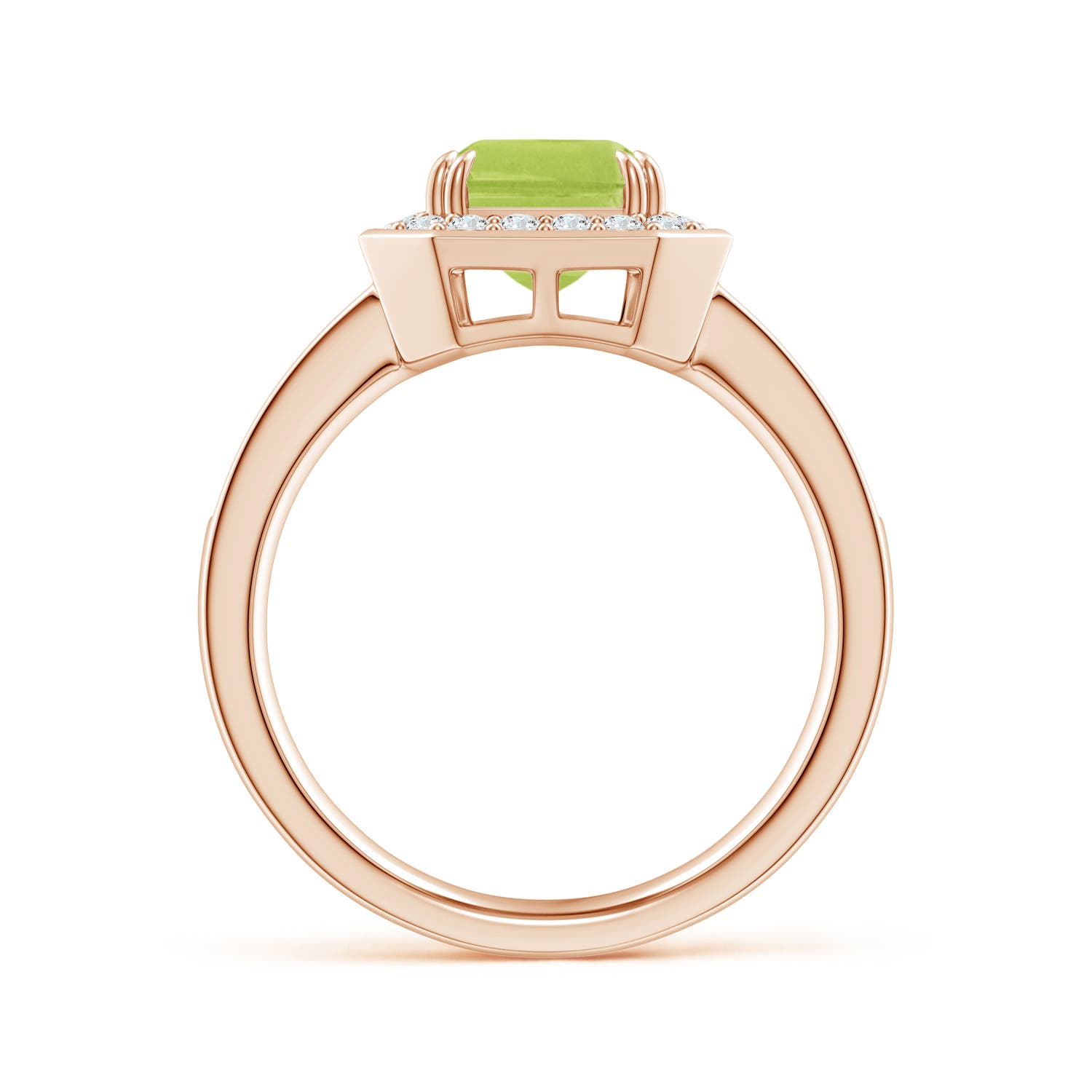 AA - Peridot / 2.72 CT / 14 KT Rose Gold