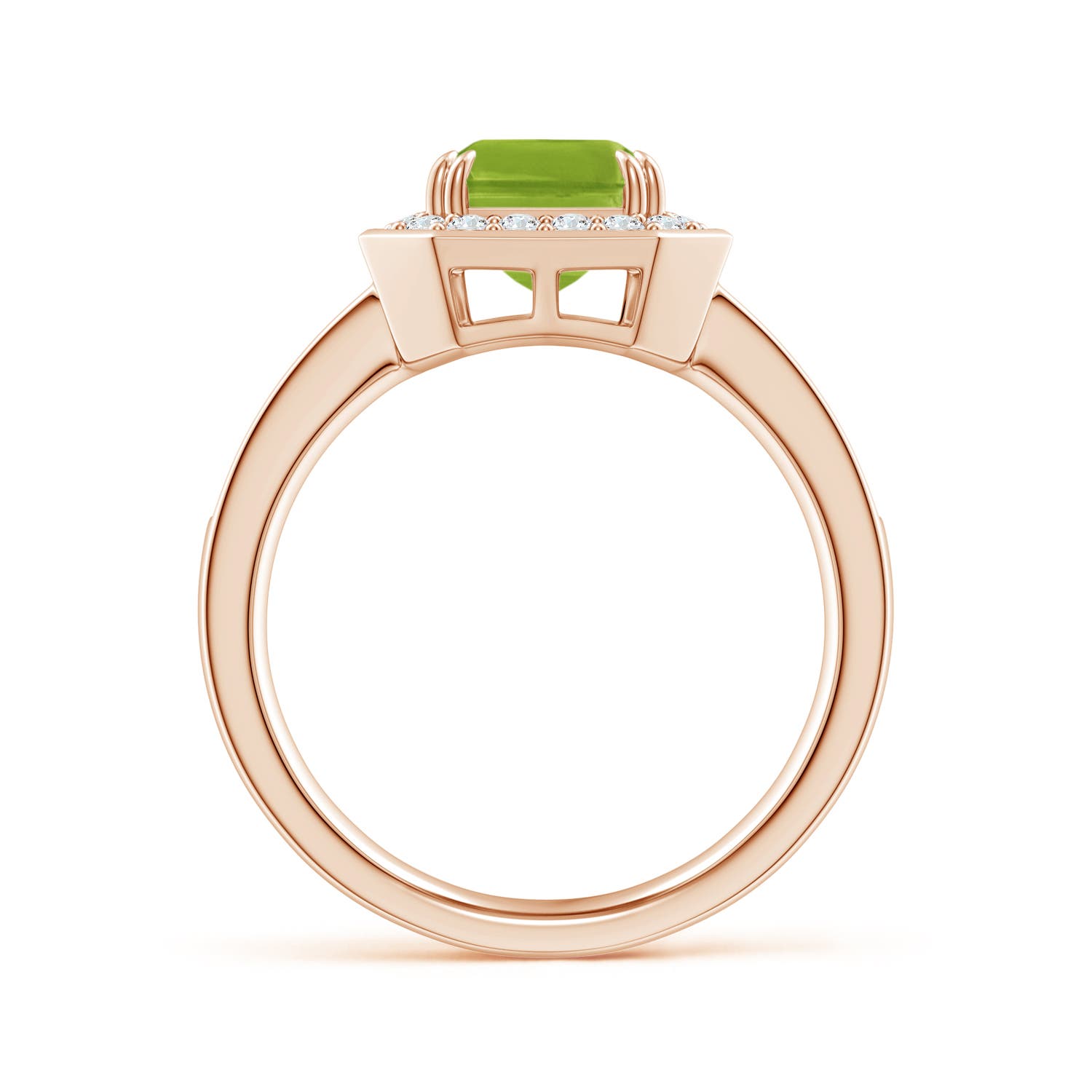 AAA - Peridot / 2.72 CT / 14 KT Rose Gold