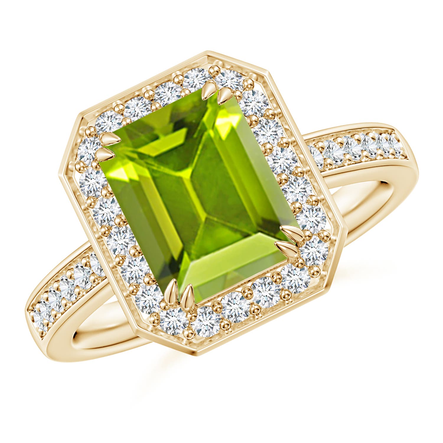 AAA - Peridot / 2.72 CT / 14 KT Yellow Gold