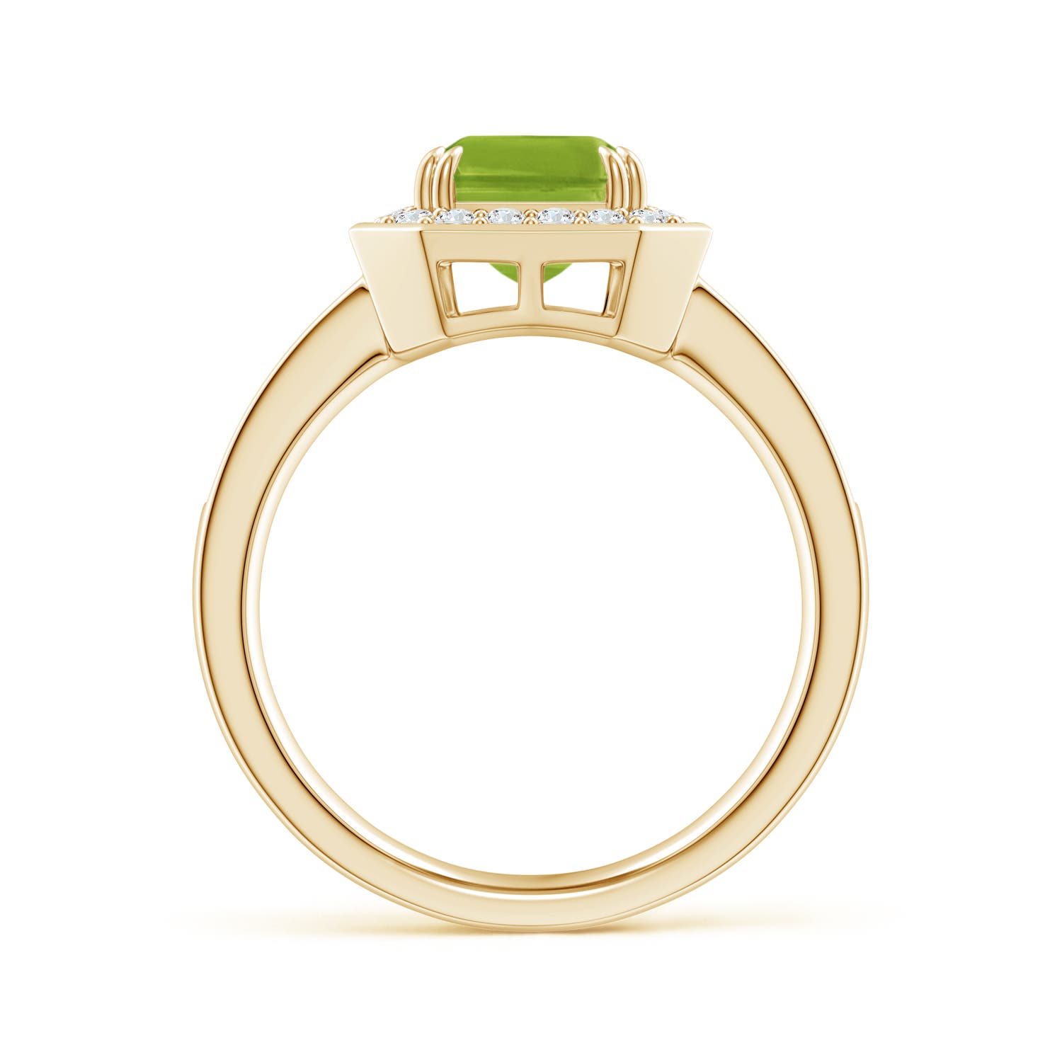 AAA - Peridot / 2.72 CT / 14 KT Yellow Gold