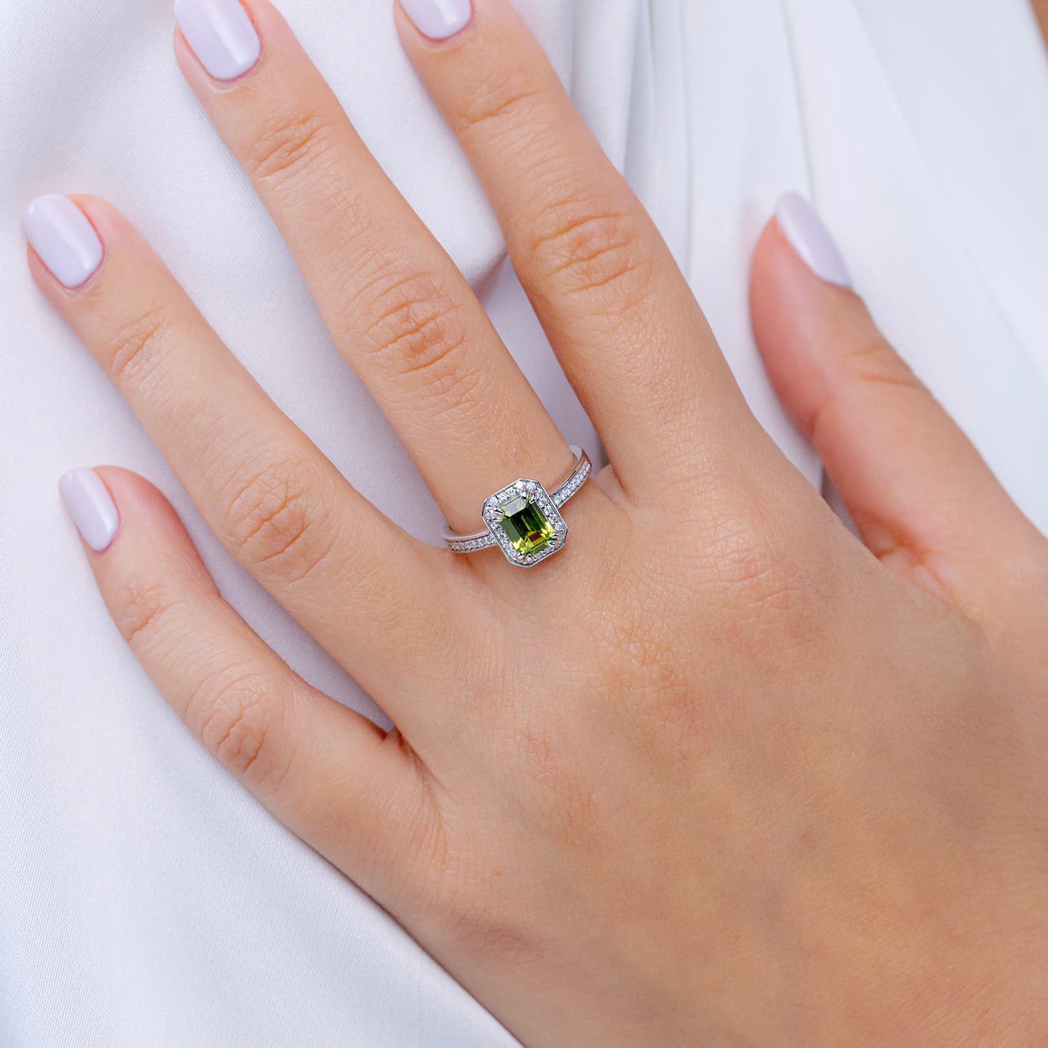 Genuine Peridot ring, Peridot and Opal ring, gemstone ring, wedding ring, promise ring, Anniversary store Band, peridot for him, peridot for her