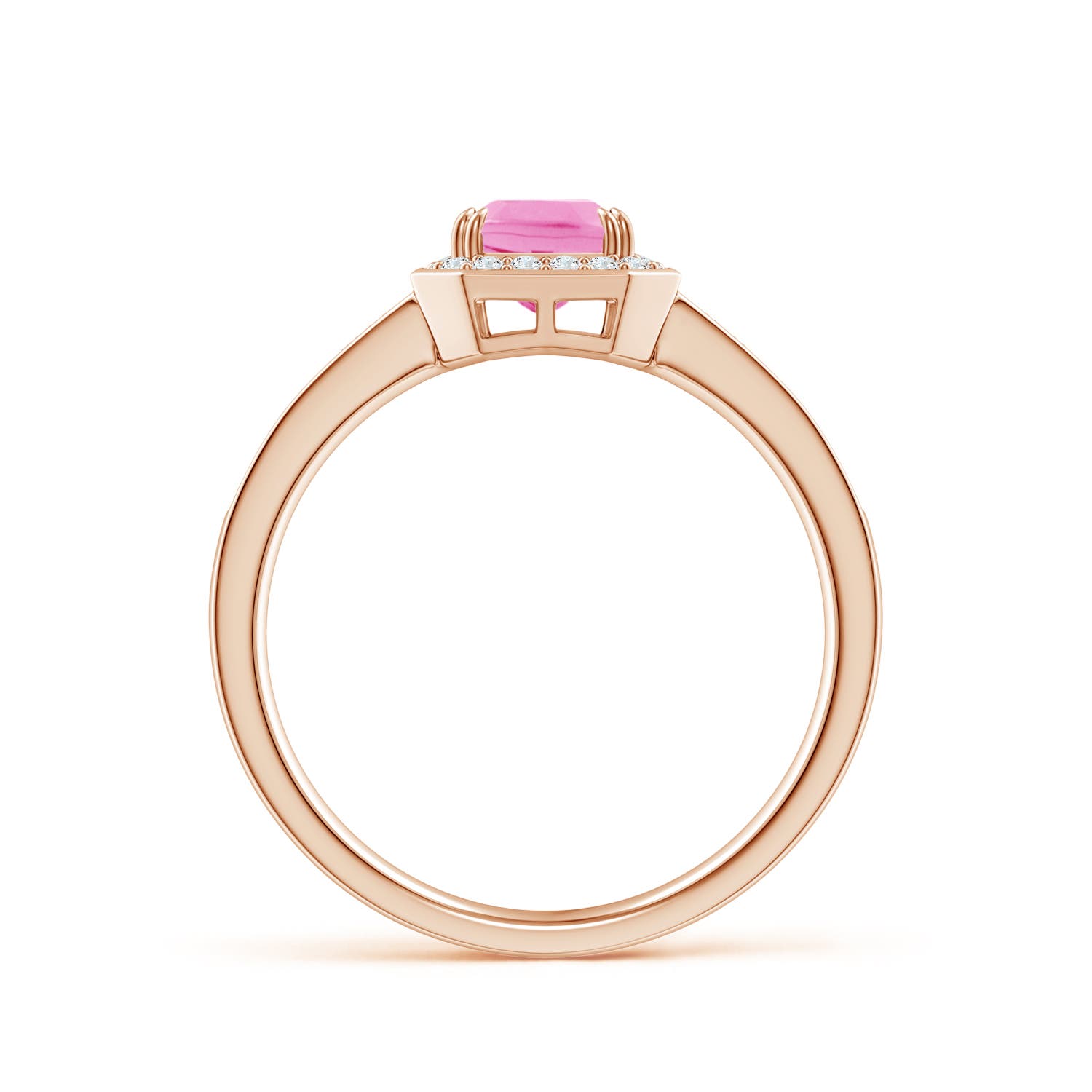 AA - Pink Sapphire / 1.34 CT / 14 KT Rose Gold