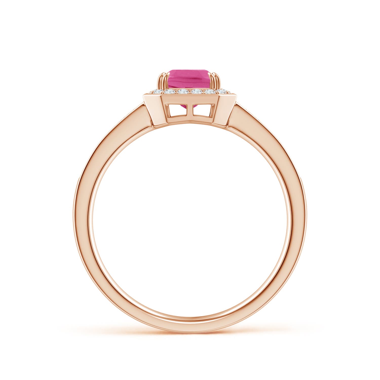 AAA - Pink Sapphire / 1.34 CT / 14 KT Rose Gold