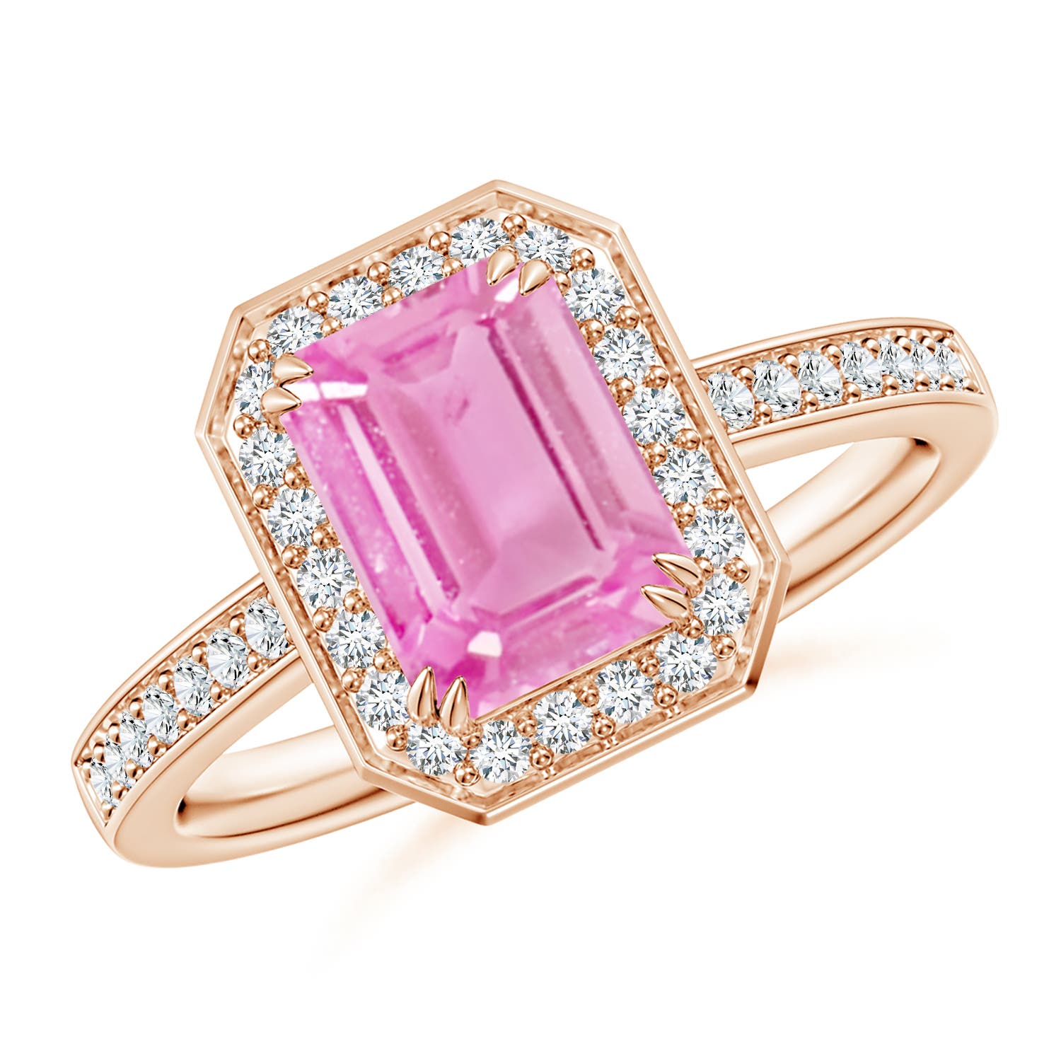 A - Pink Sapphire / 1.79 CT / 14 KT Rose Gold