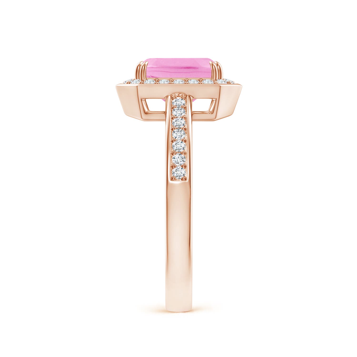 A - Pink Sapphire / 1.79 CT / 14 KT Rose Gold