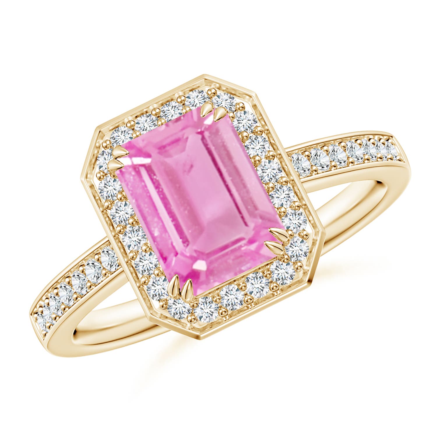 A - Pink Sapphire / 1.79 CT / 14 KT Yellow Gold