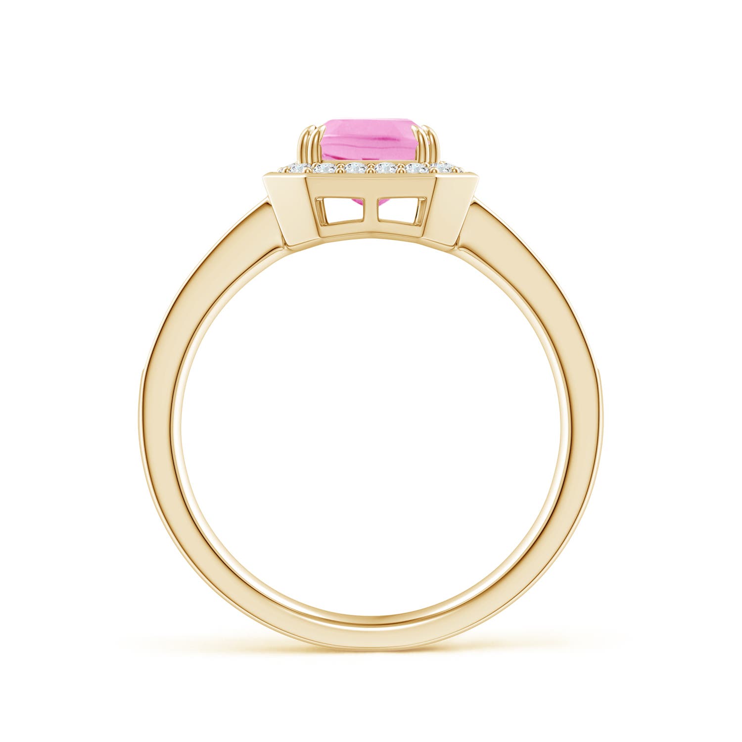 A - Pink Sapphire / 1.79 CT / 14 KT Yellow Gold