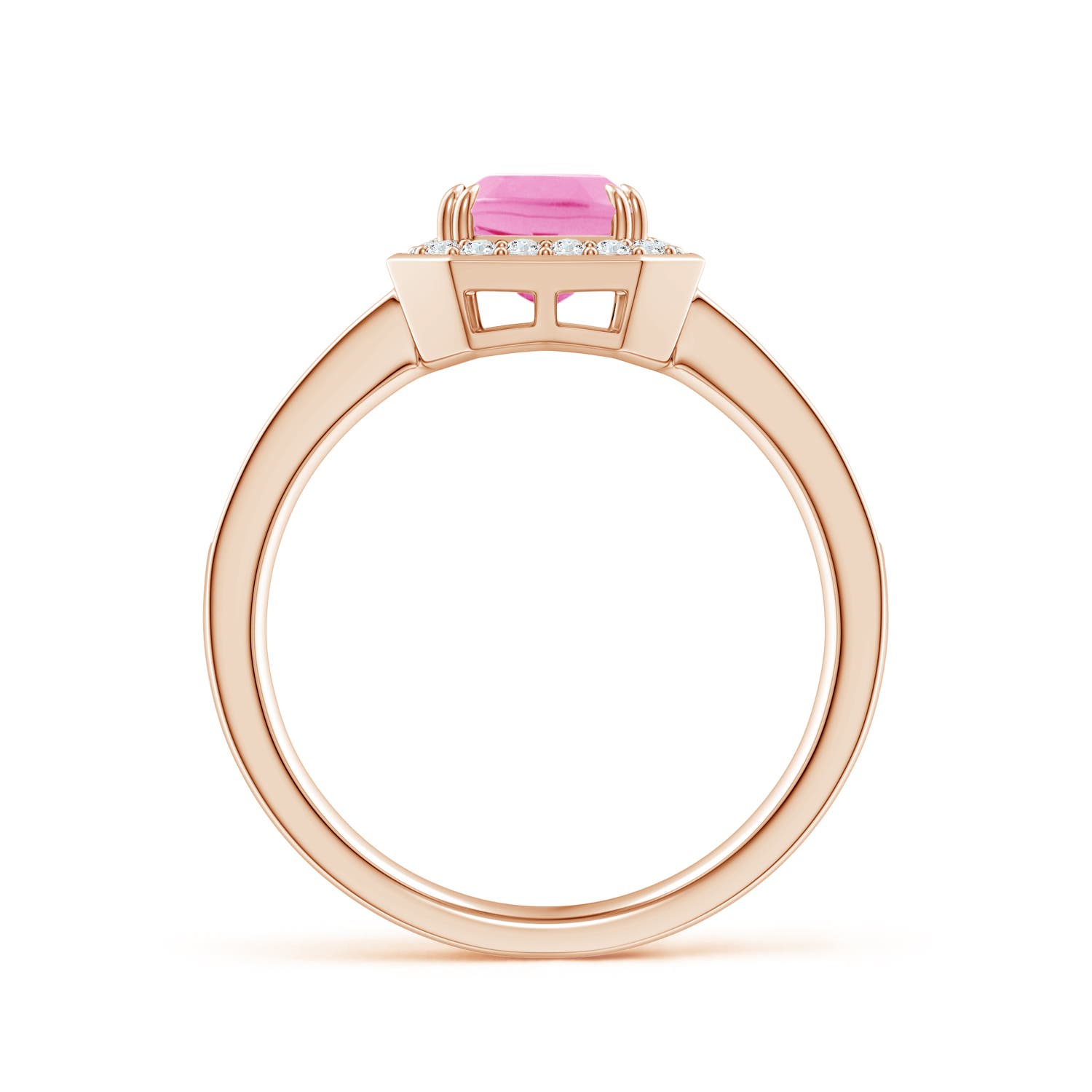 AA - Pink Sapphire / 1.79 CT / 14 KT Rose Gold