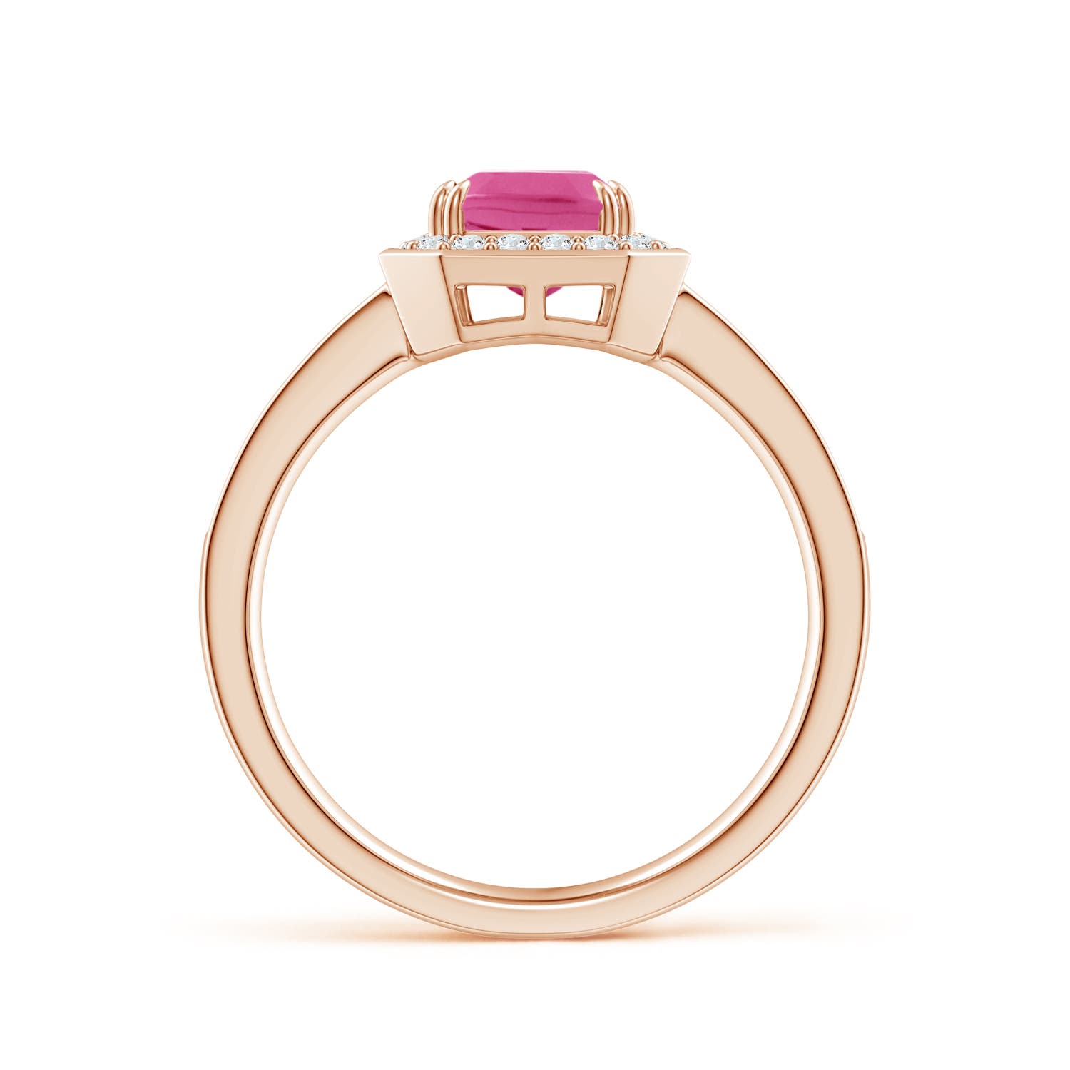 AAA - Pink Sapphire / 1.79 CT / 14 KT Rose Gold