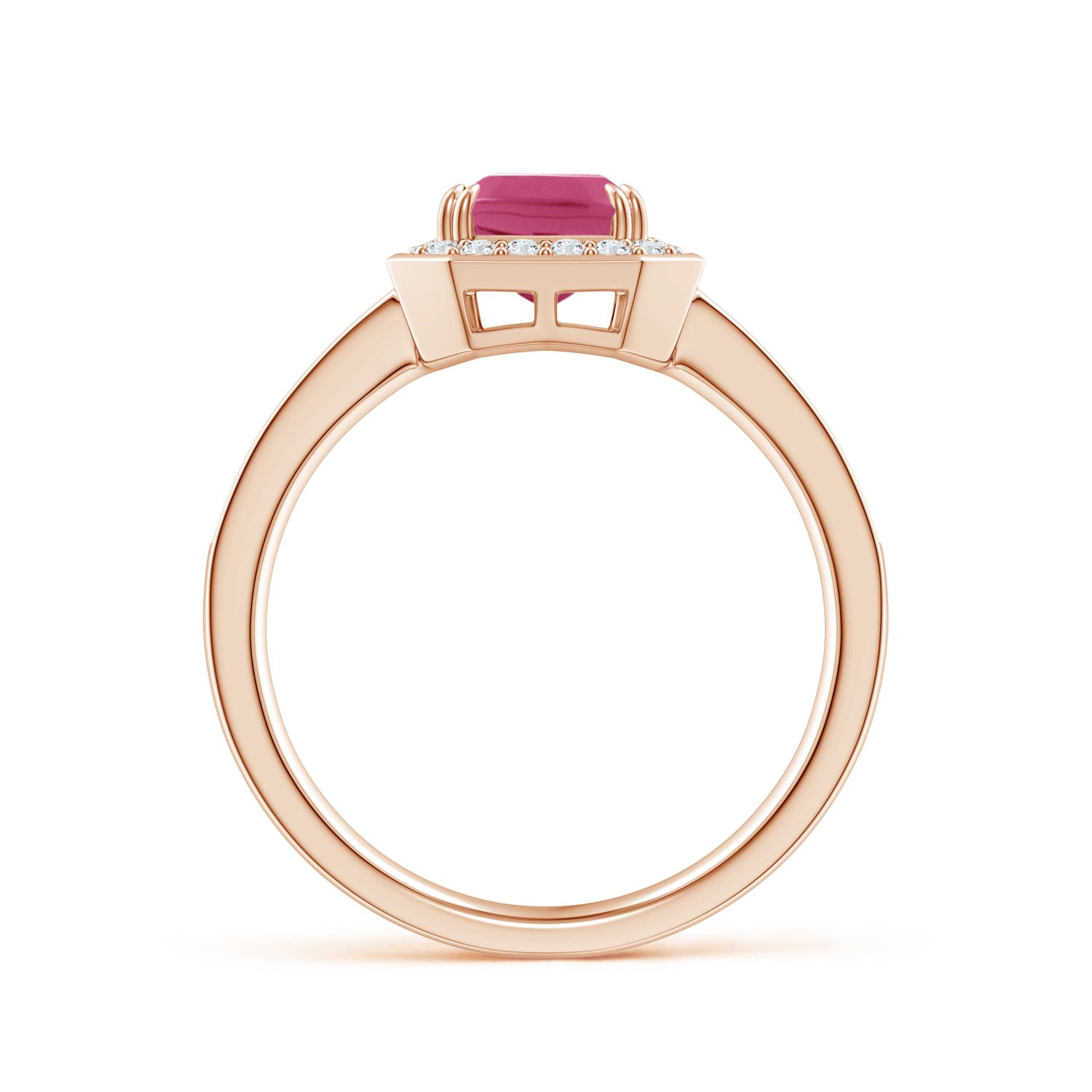 AAAA - Pink Sapphire / 1.79 CT / 14 KT Rose Gold