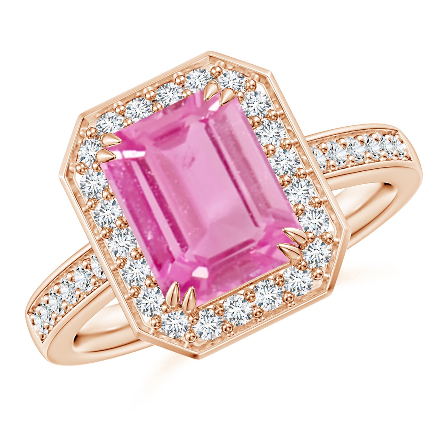 AA - Pink Sapphire / 2.37 CT / 14 KT Rose Gold