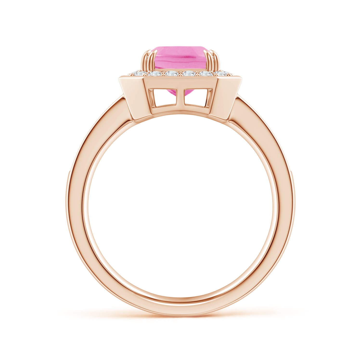 AA - Pink Sapphire / 2.37 CT / 14 KT Rose Gold