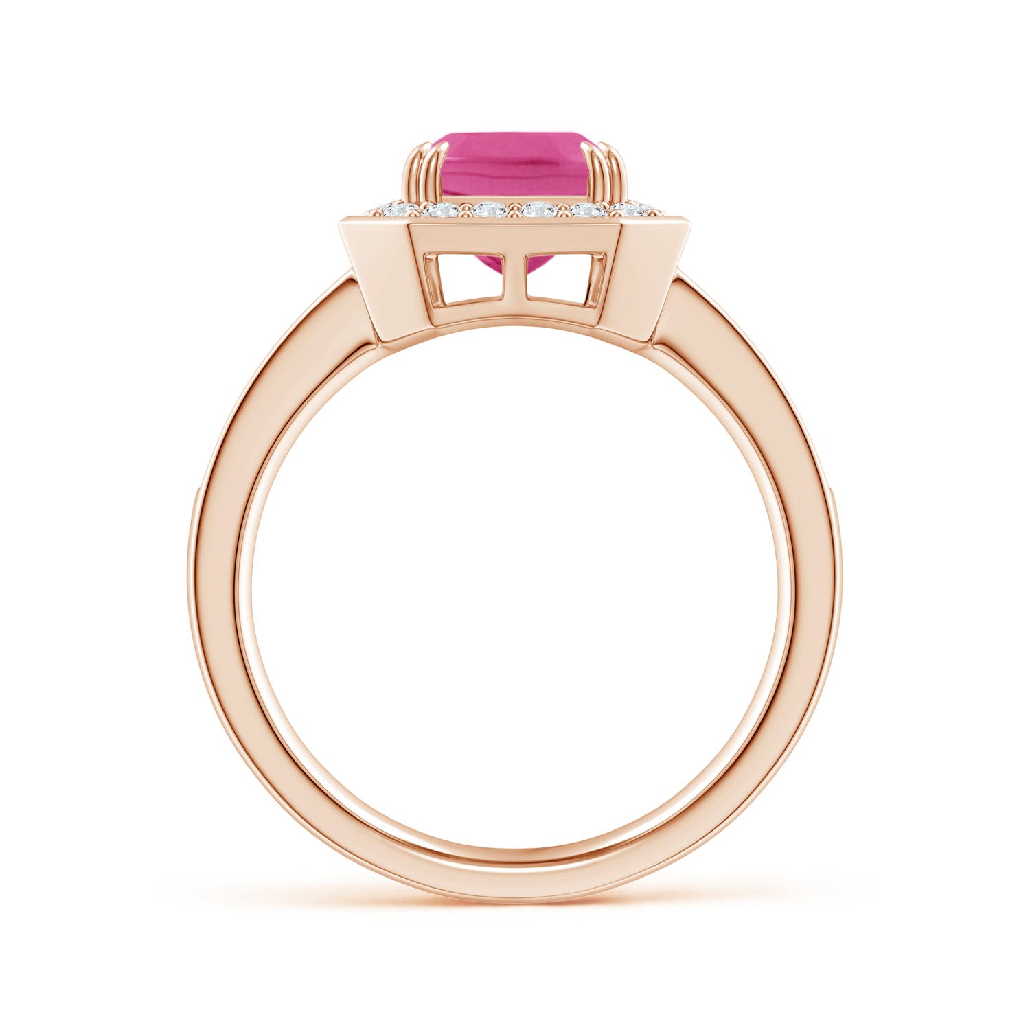 AAA - Pink Sapphire / 2.37 CT / 14 KT Rose Gold