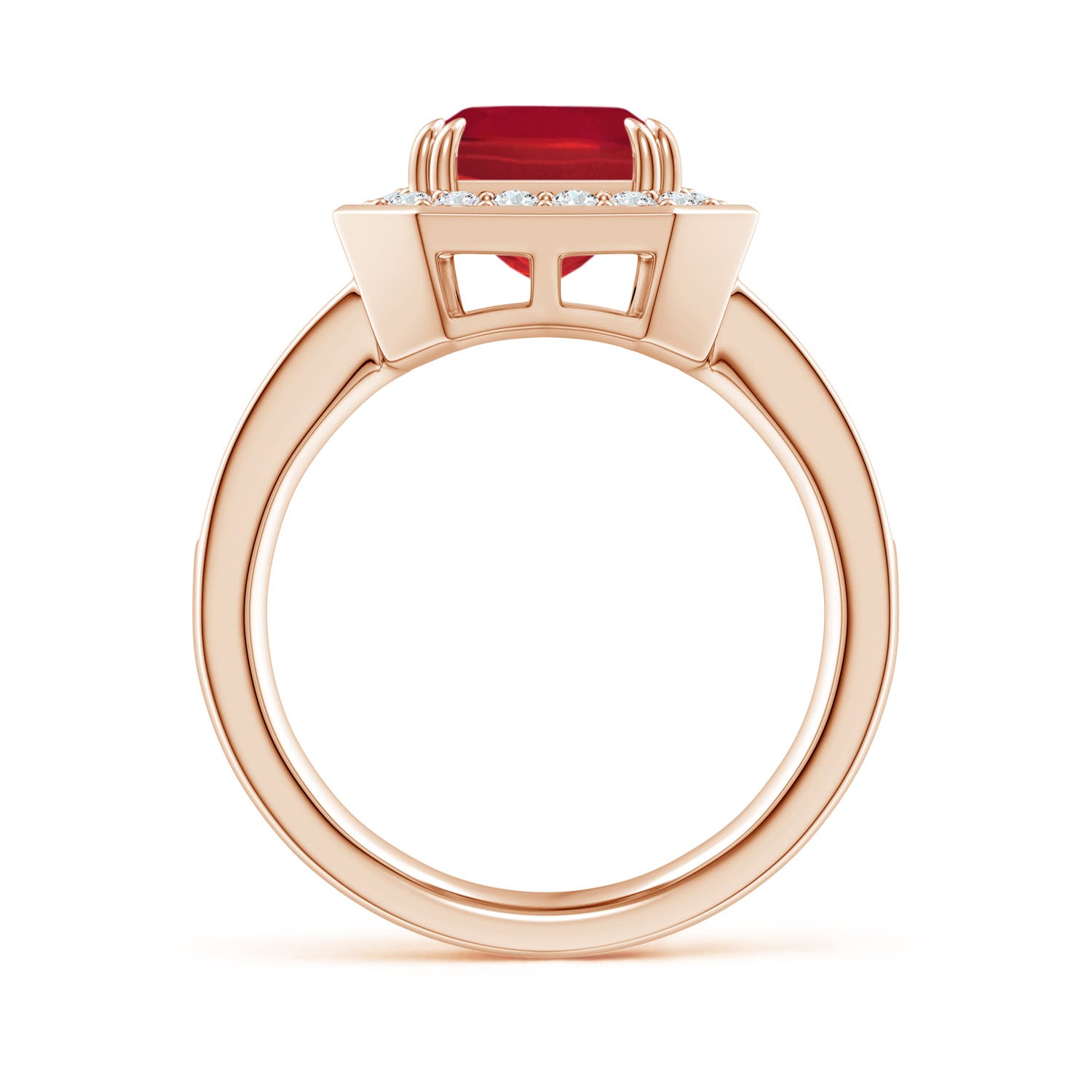 AA - Ruby / 4.45 CT / 14 KT Rose Gold