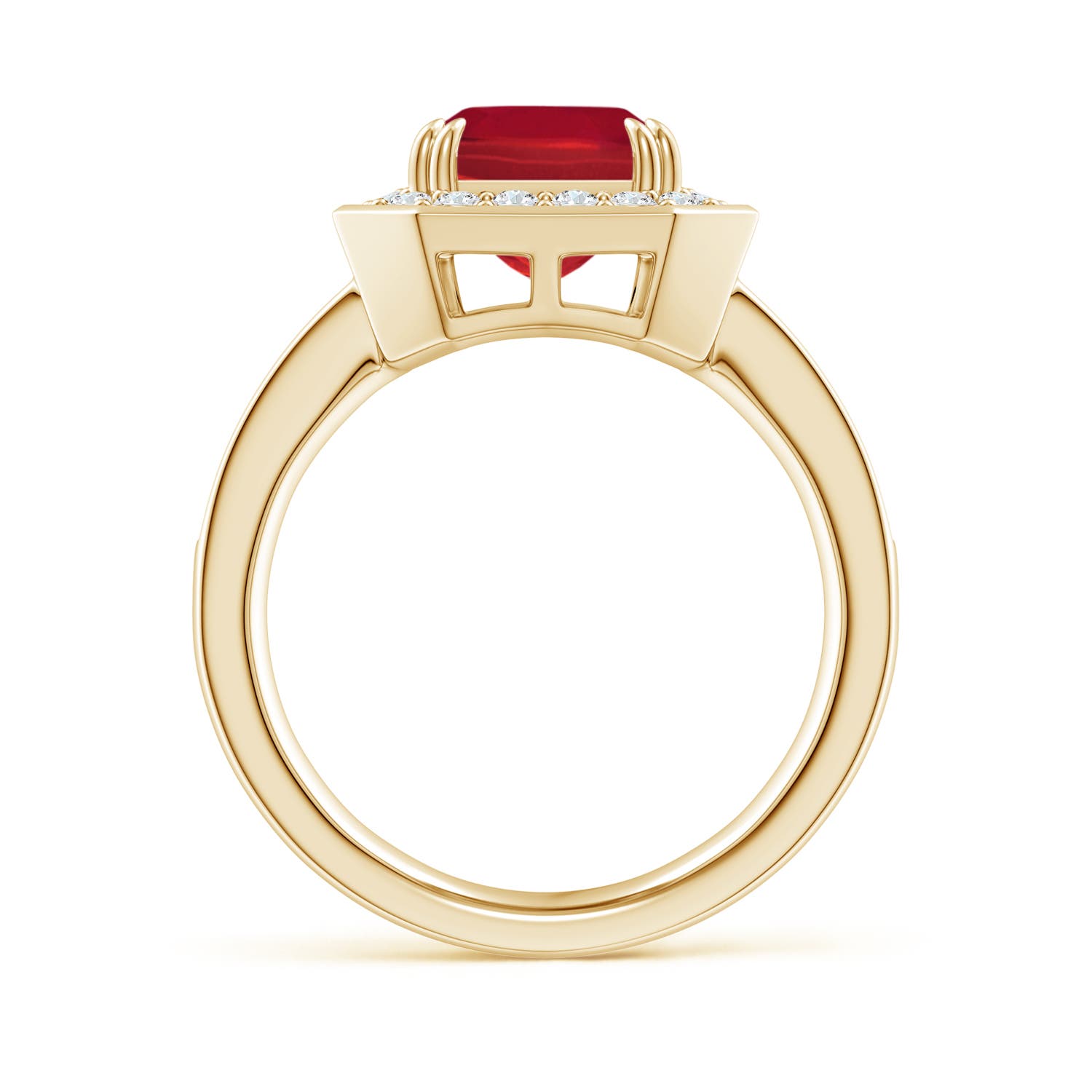 AA - Ruby / 4.45 CT / 14 KT Yellow Gold